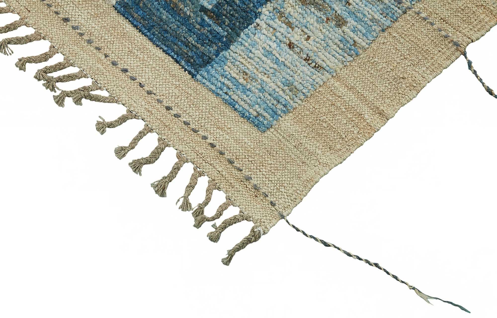 Blue Blue Tribal Rug Rug – 2.04 x 3.05 — 2.04 x 3.05