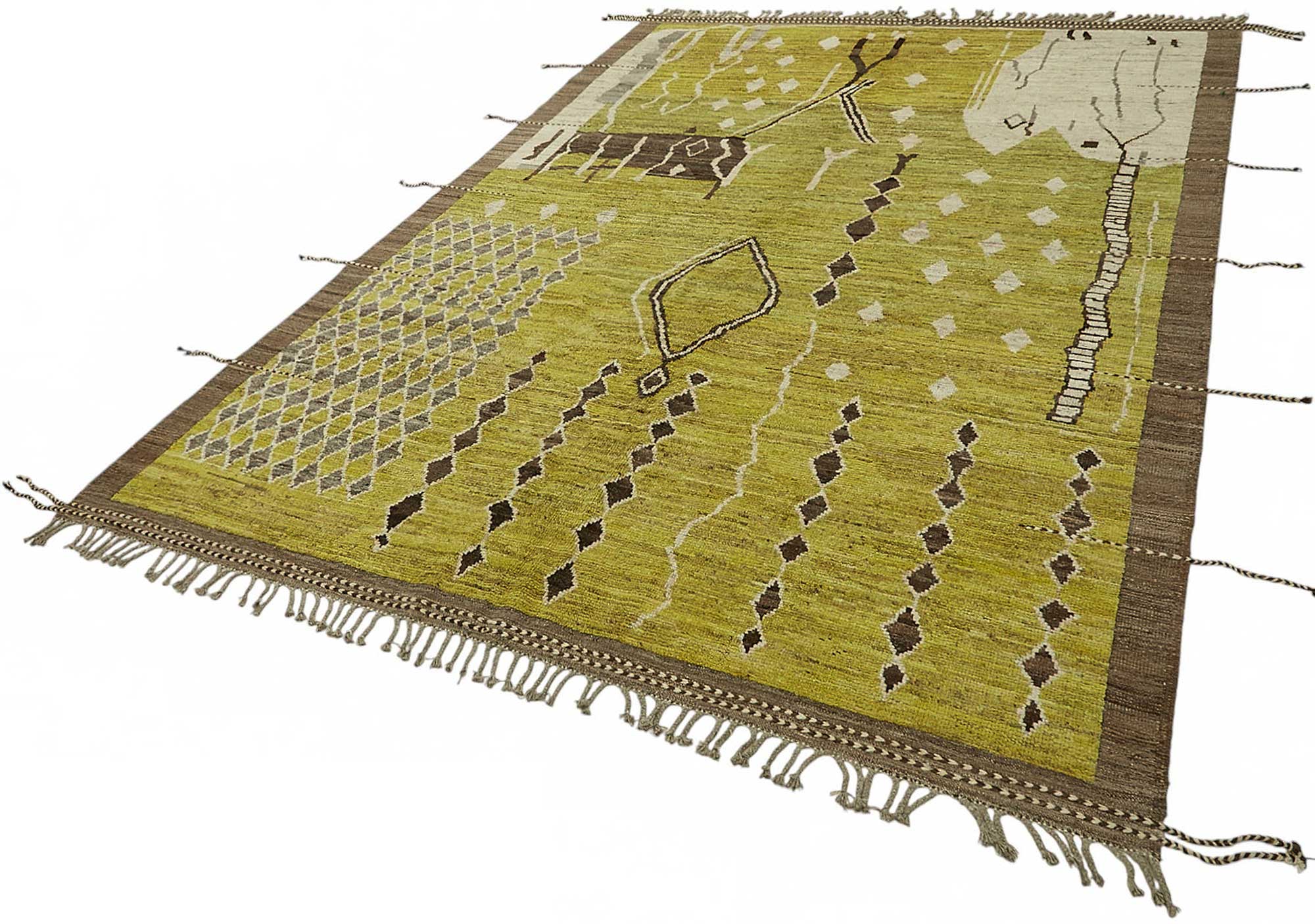 Green Green Tribal Rug Rug – 2.20 x 3.09 — 2.20 x 3.09