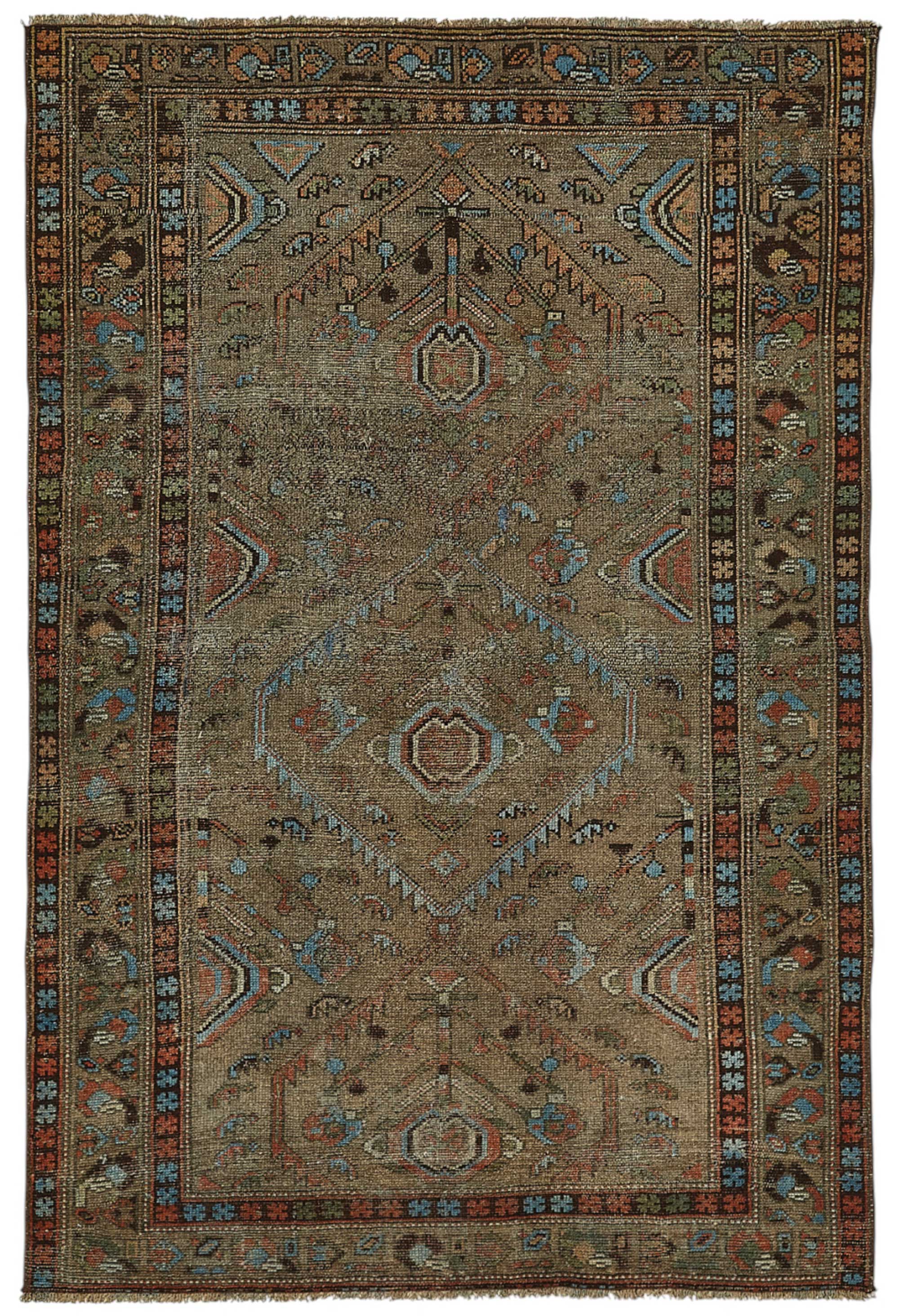 Brown Persian Antique — 1.18 x 1.75