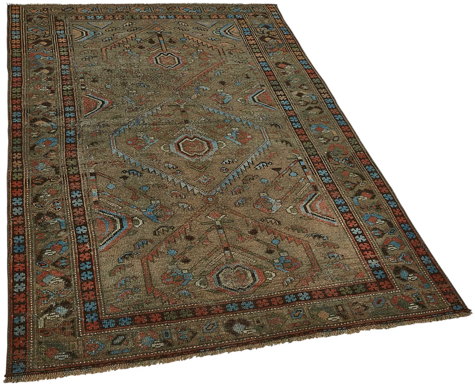 Brown Persian Antique — 1.18 x 1.75