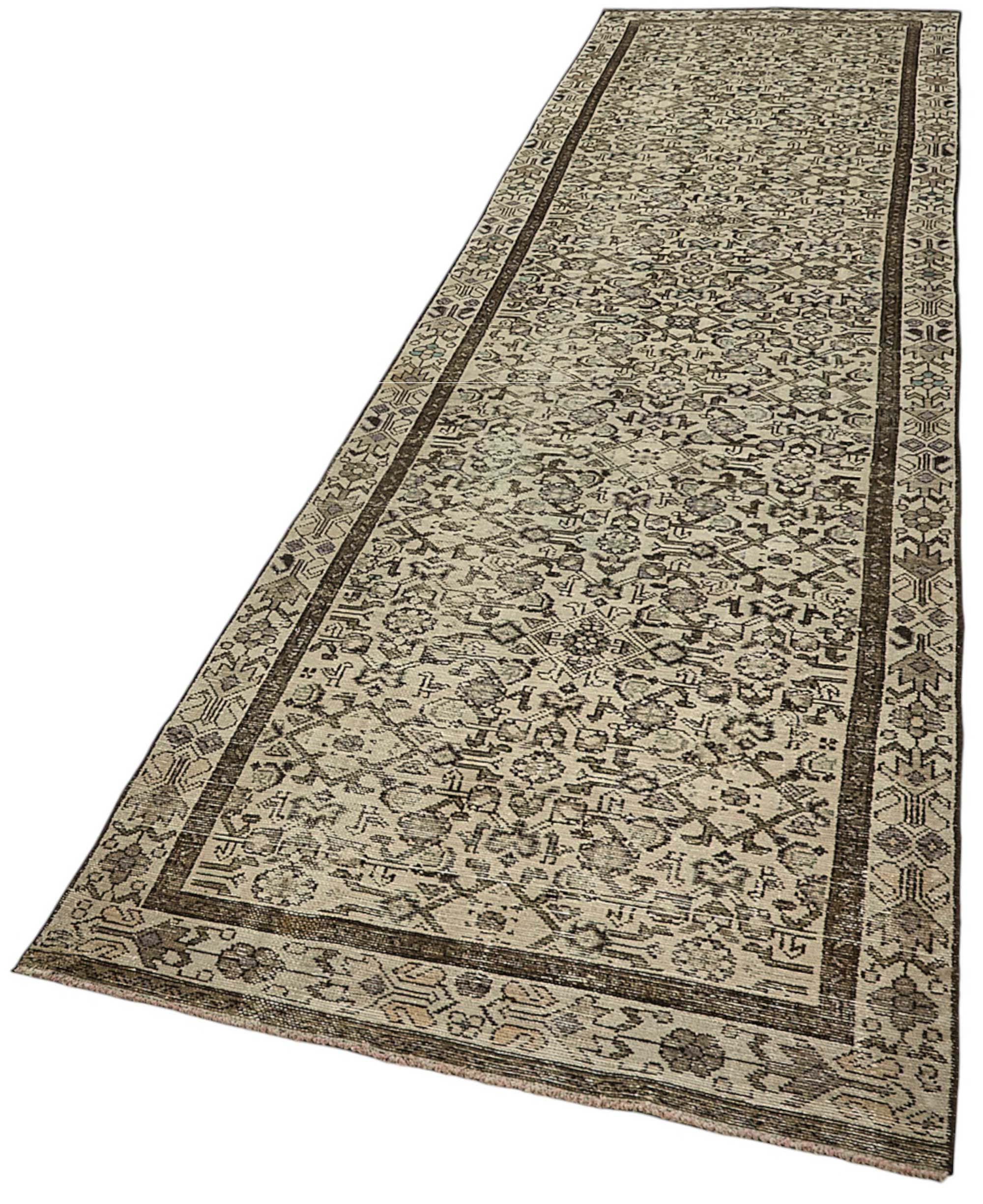 Beige Persian Antique — 1.03 x 4.10