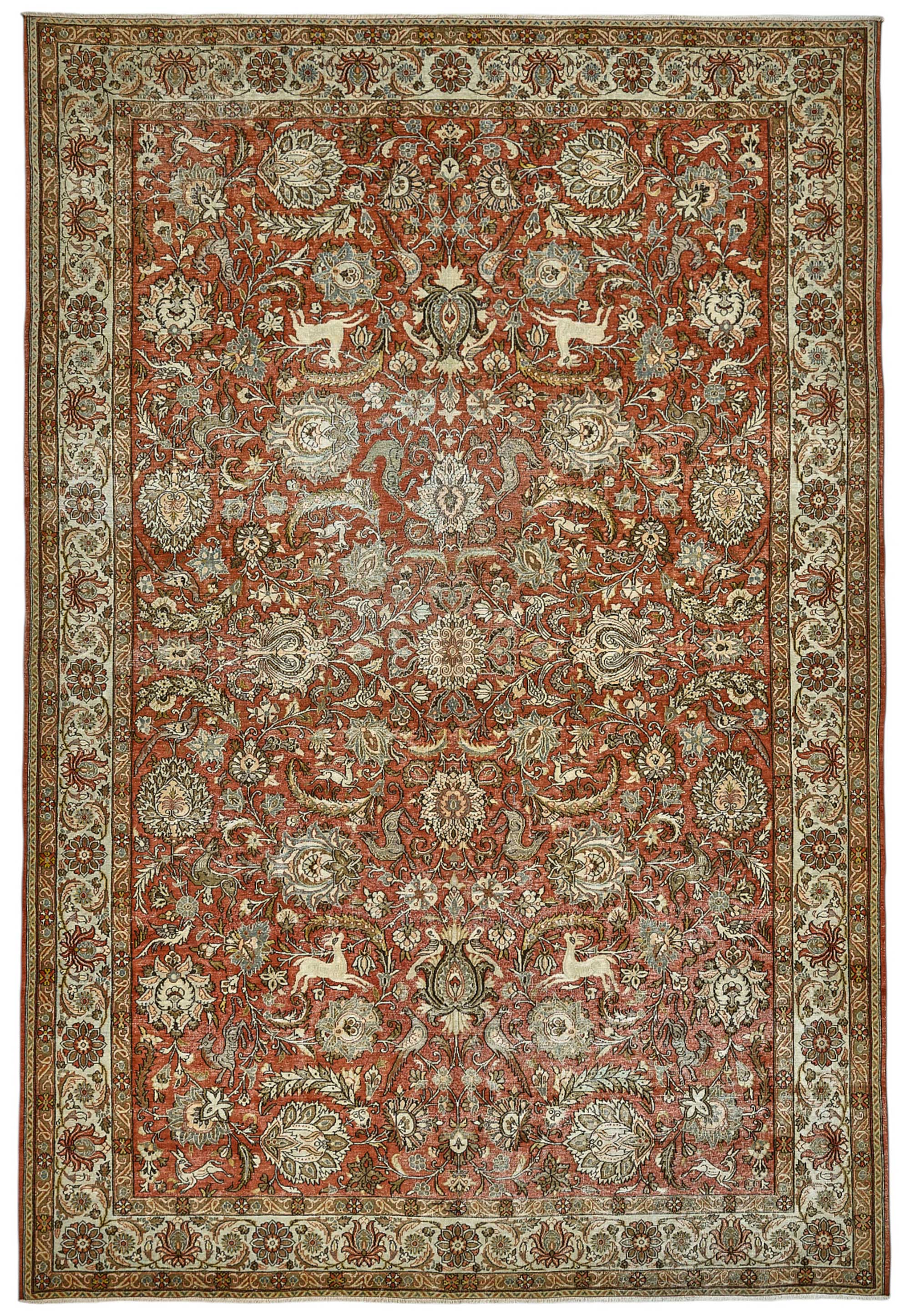 Beige Persian Antique — 2.32 x 3.45