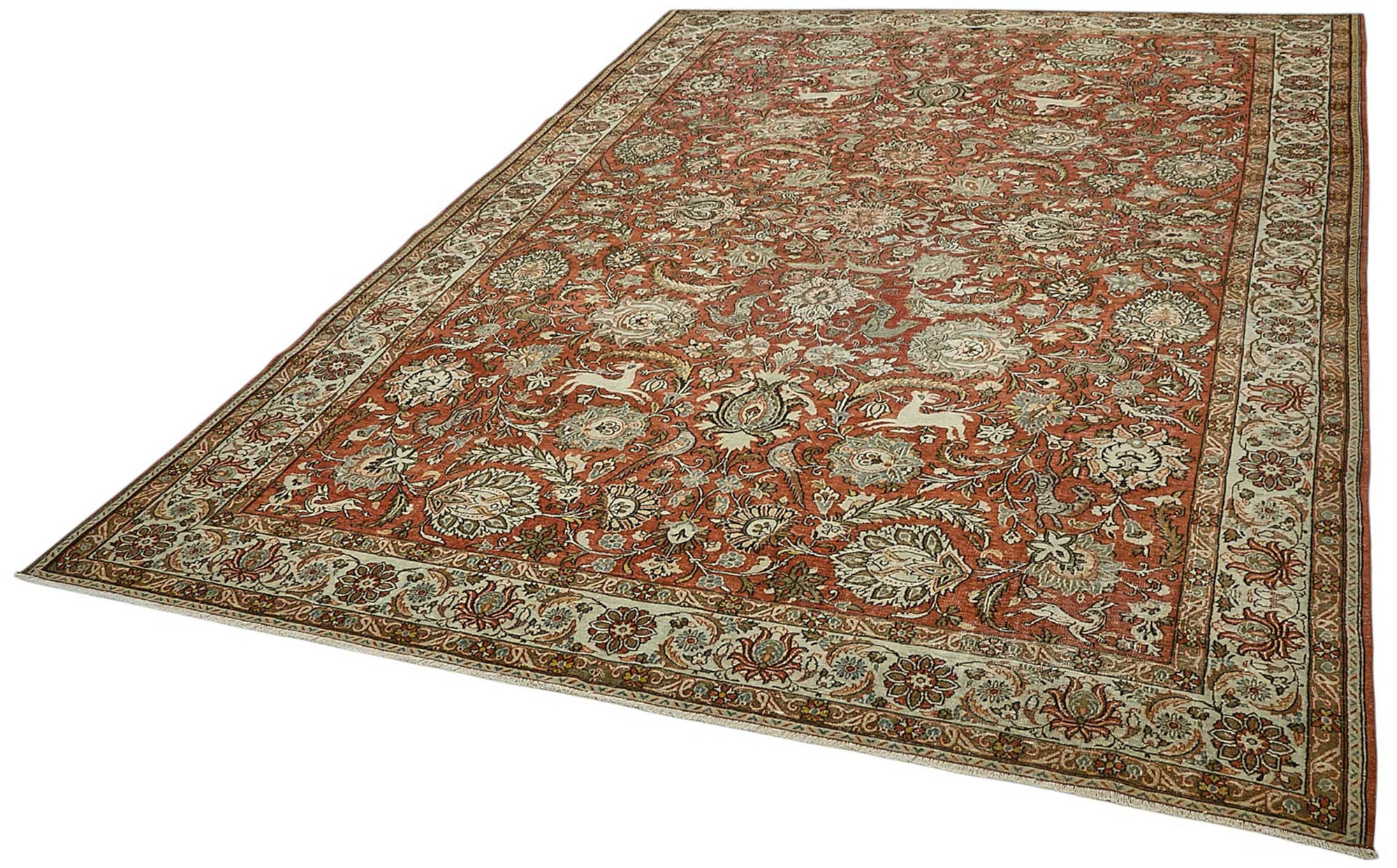 Beige Persian Antique — 2.32 x 3.45