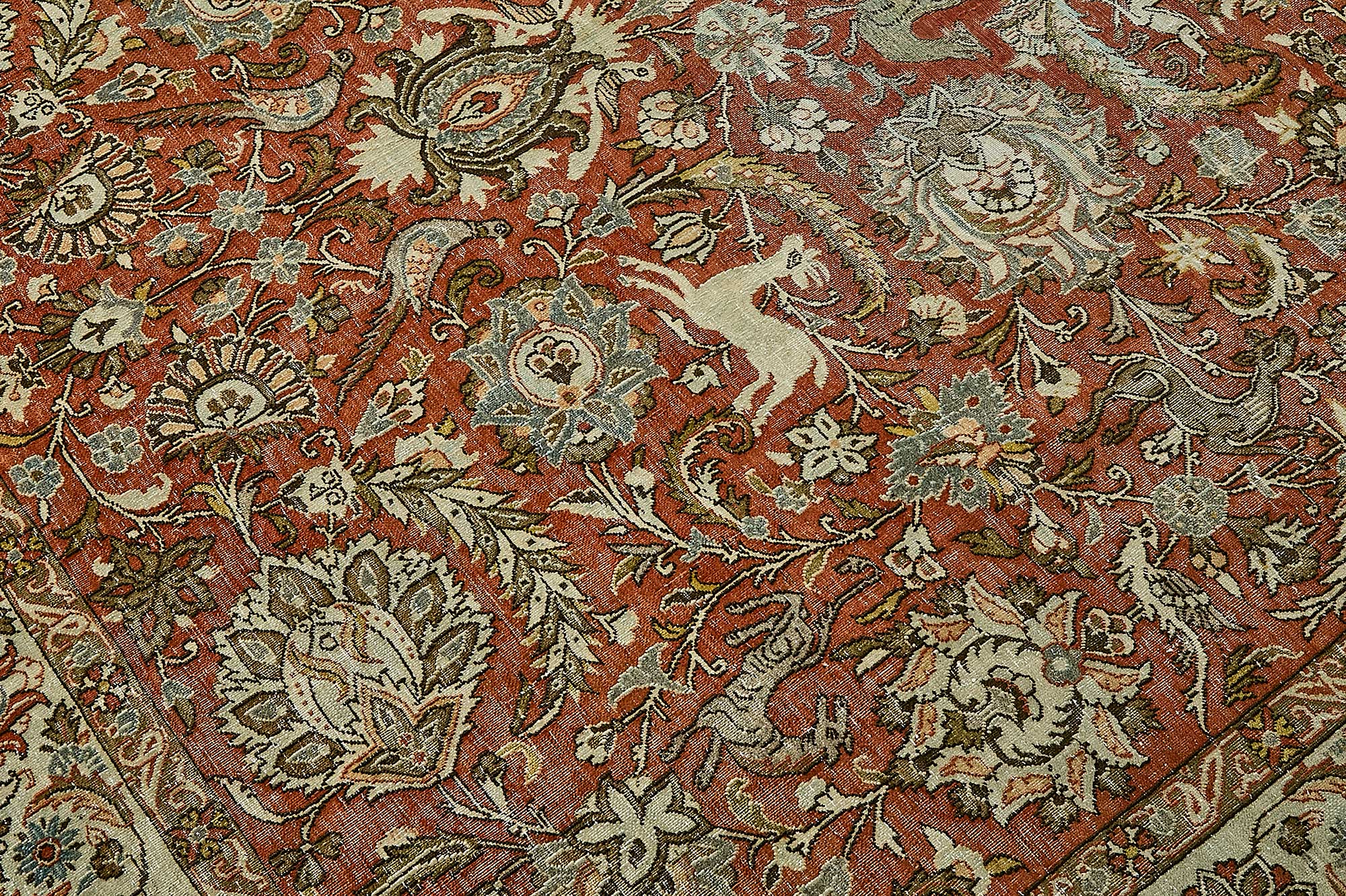 Beige Persian Antique — 2.32 x 3.45