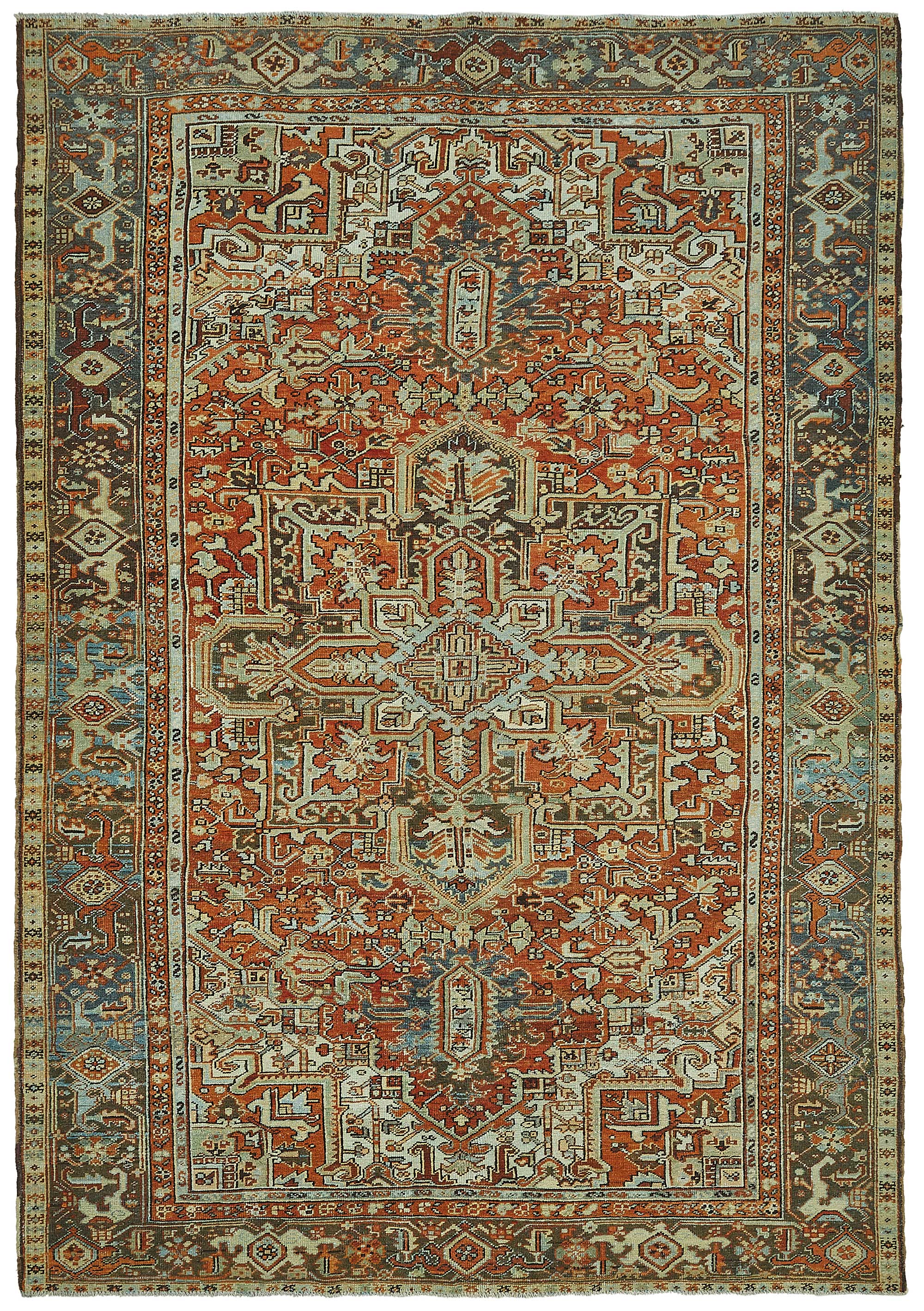 Beige Persian Antique — 2.27 x 3.28