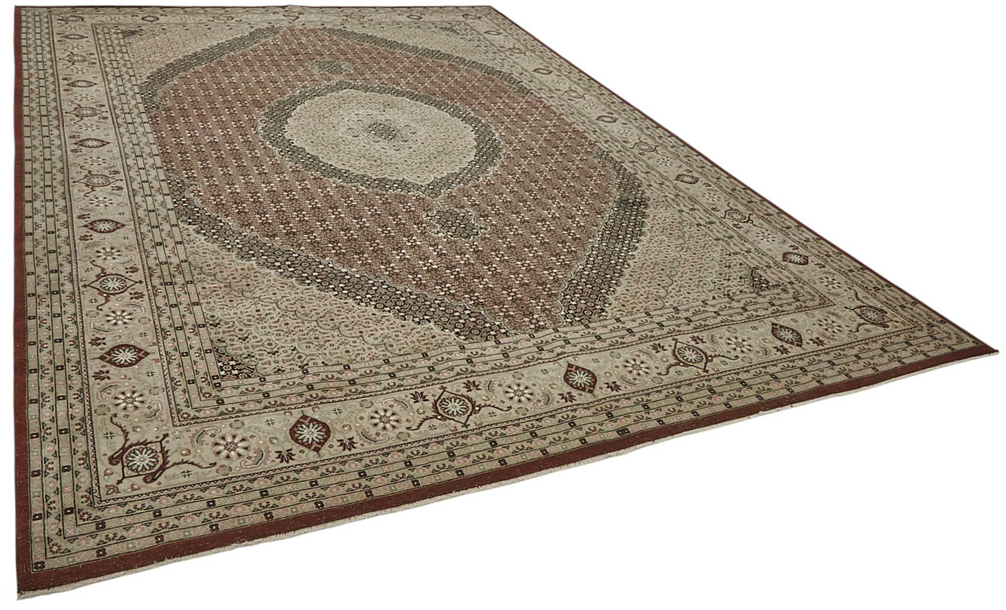 Beige Persian Antique — 3.04 x 4.26