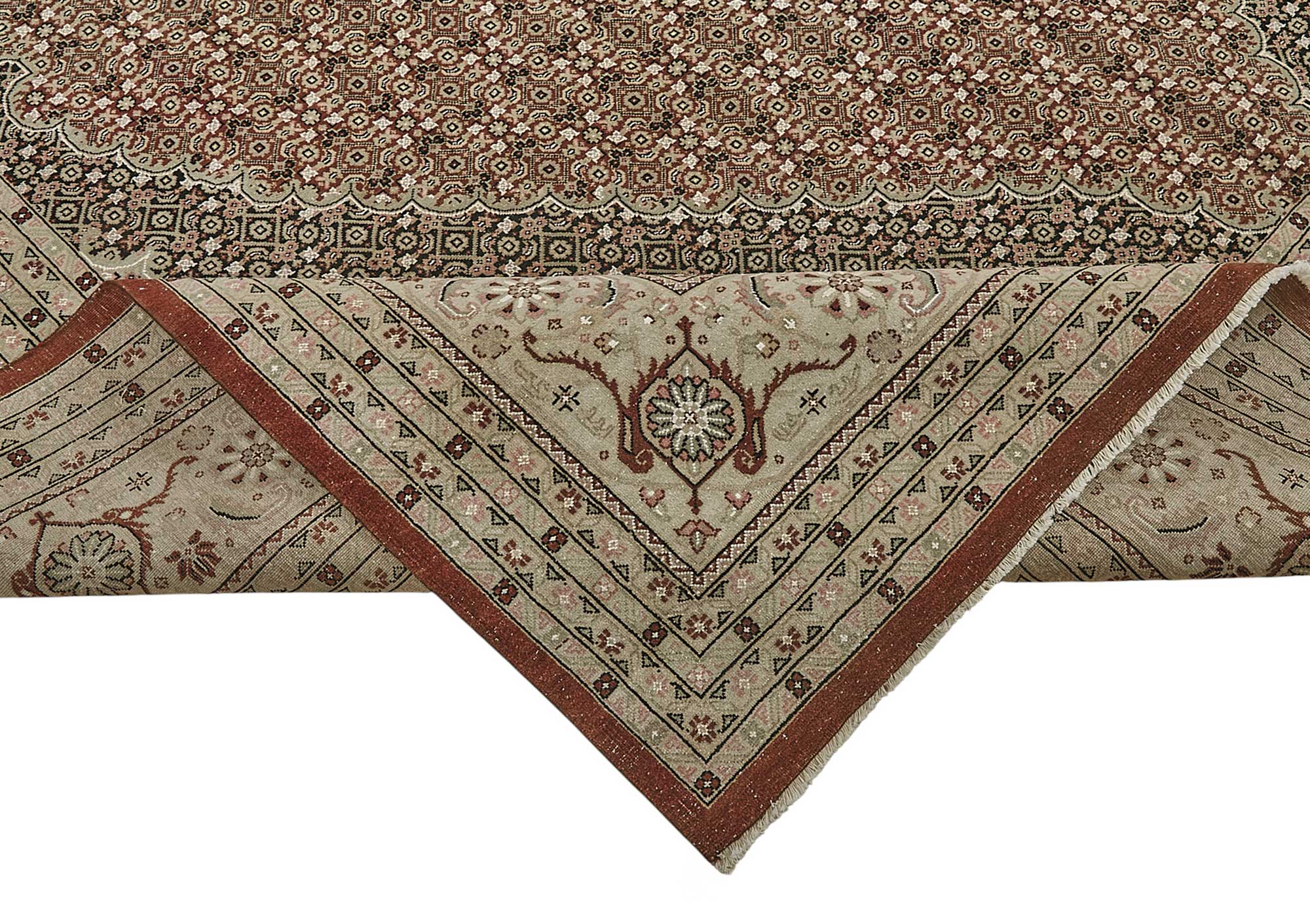 Beige Persian Antique — 3.04 x 4.26