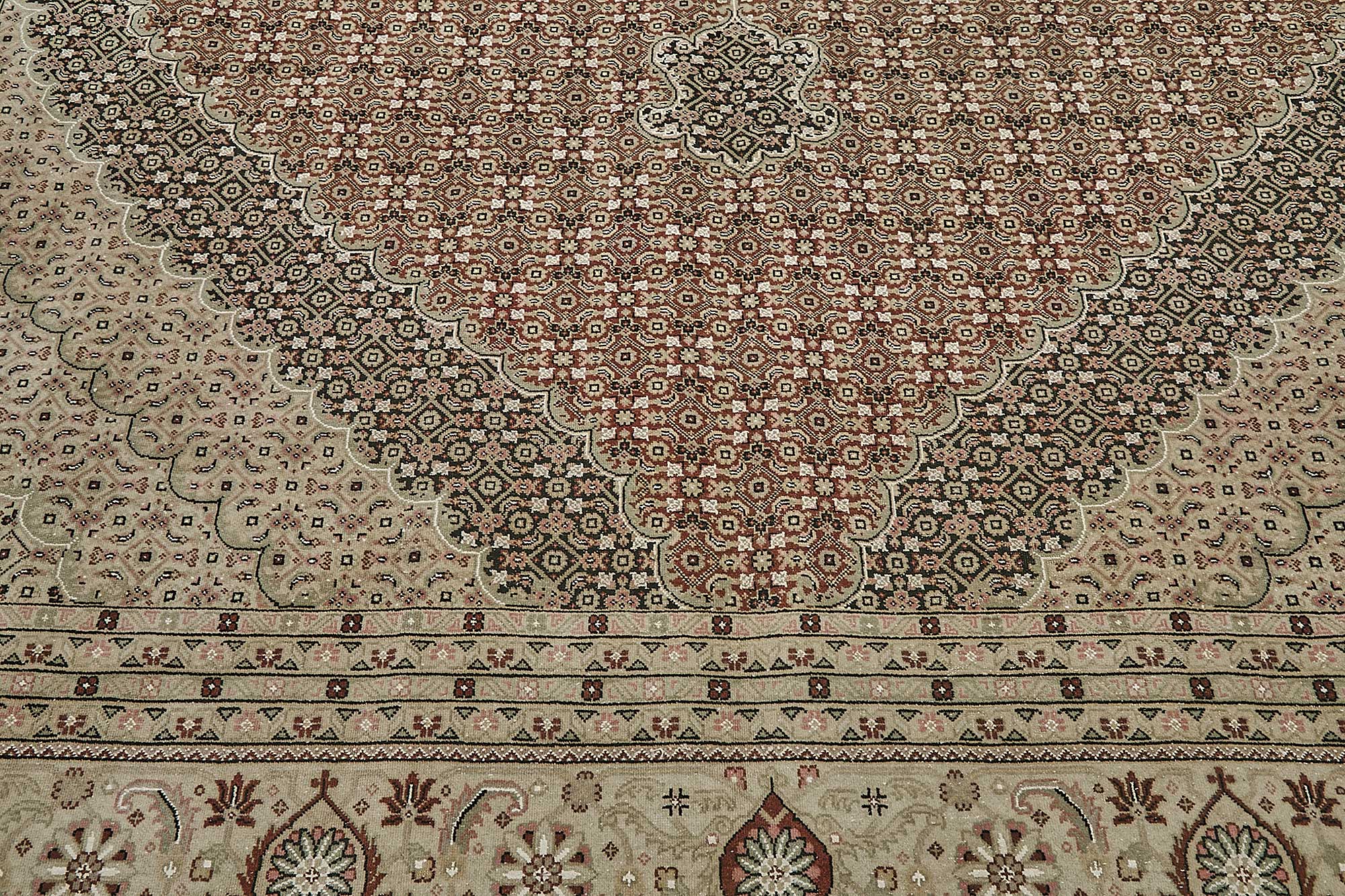 Beige Persian Antique — 3.04 x 4.26