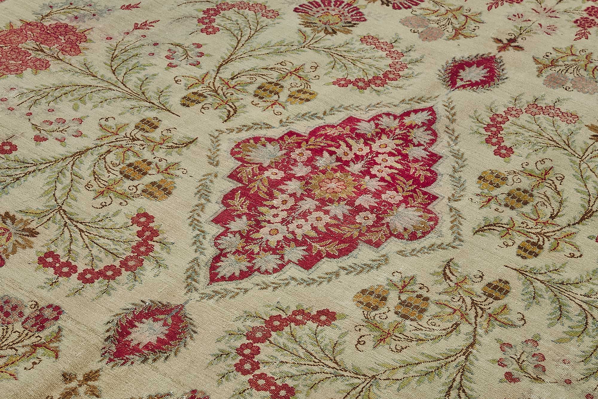 Beige Persian Antique — 2.63 x 3.78