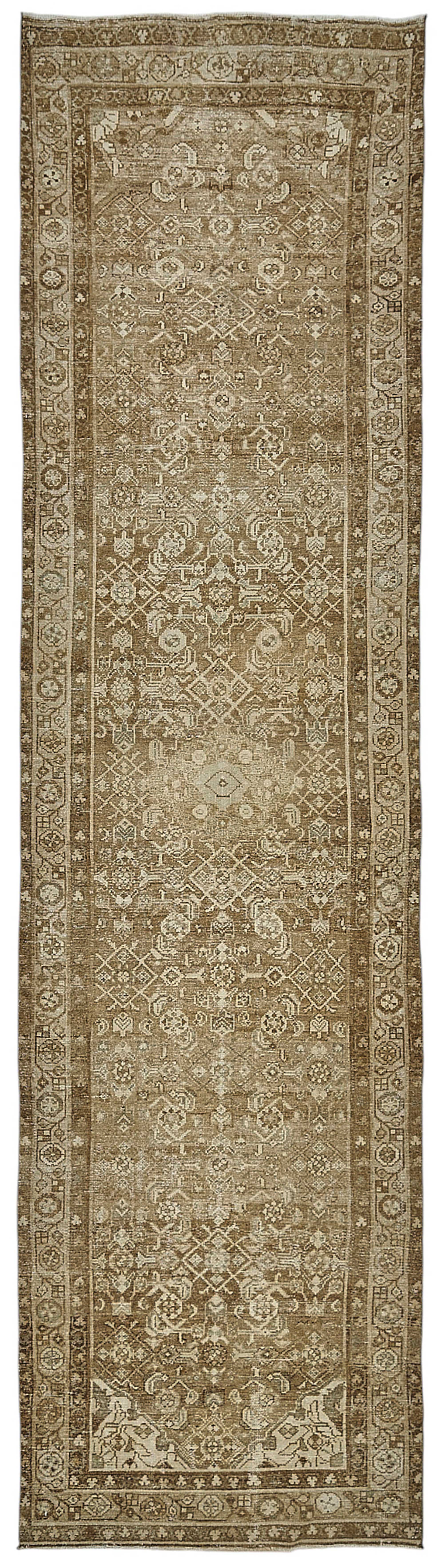 Beige Persian Antique — 0.96 x 3.74