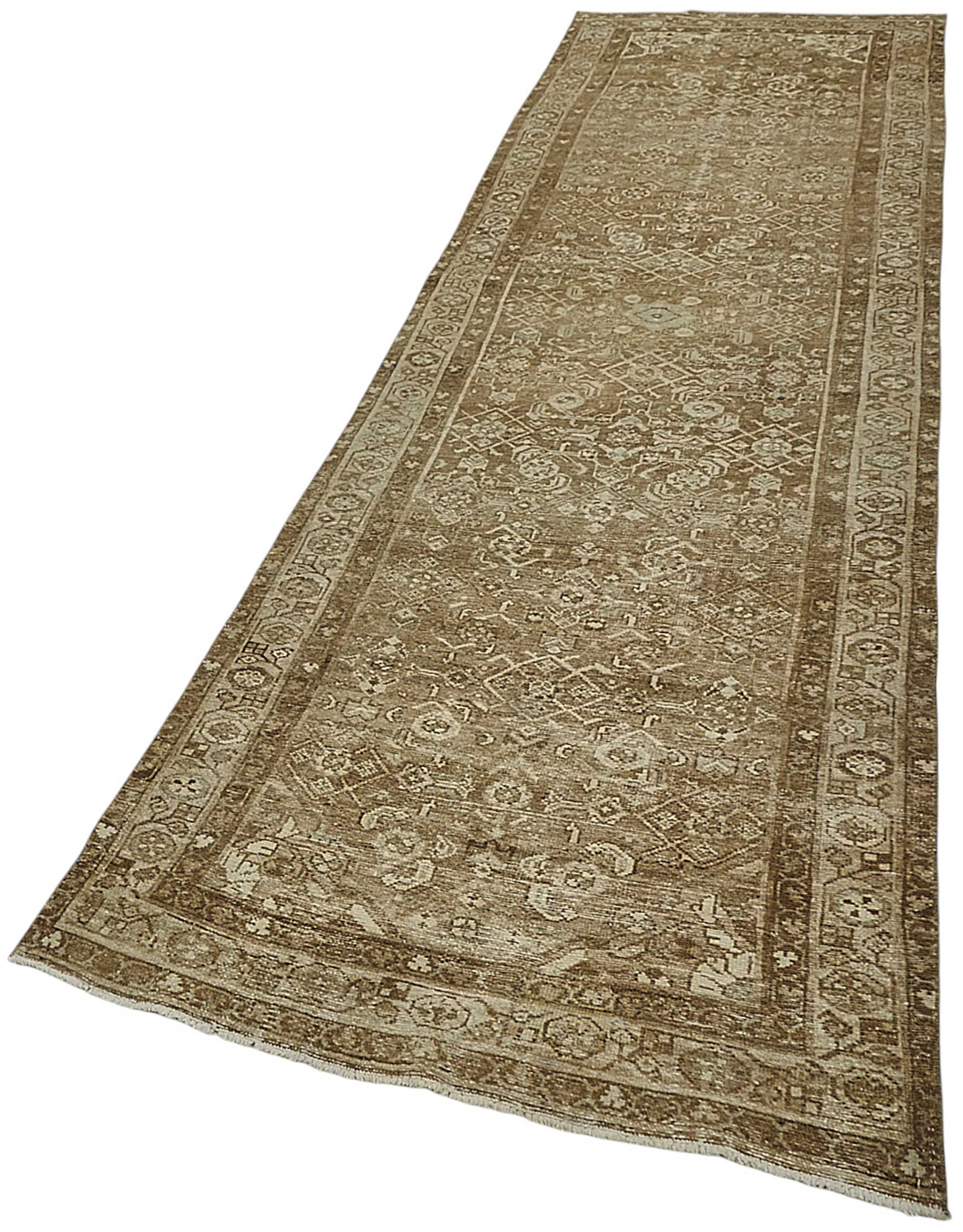 Beige Persian Antique — 0.96 x 3.74