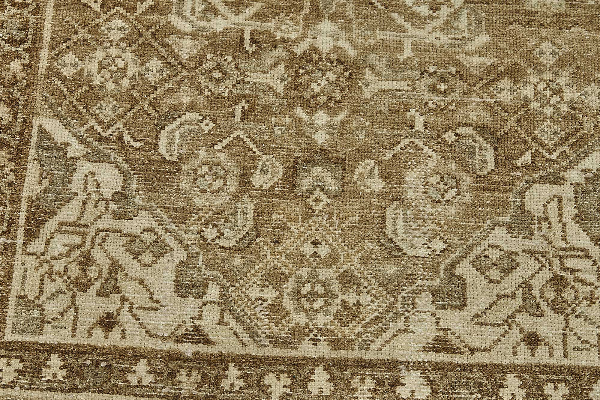 Beige Persian Antique — 0.96 x 3.74