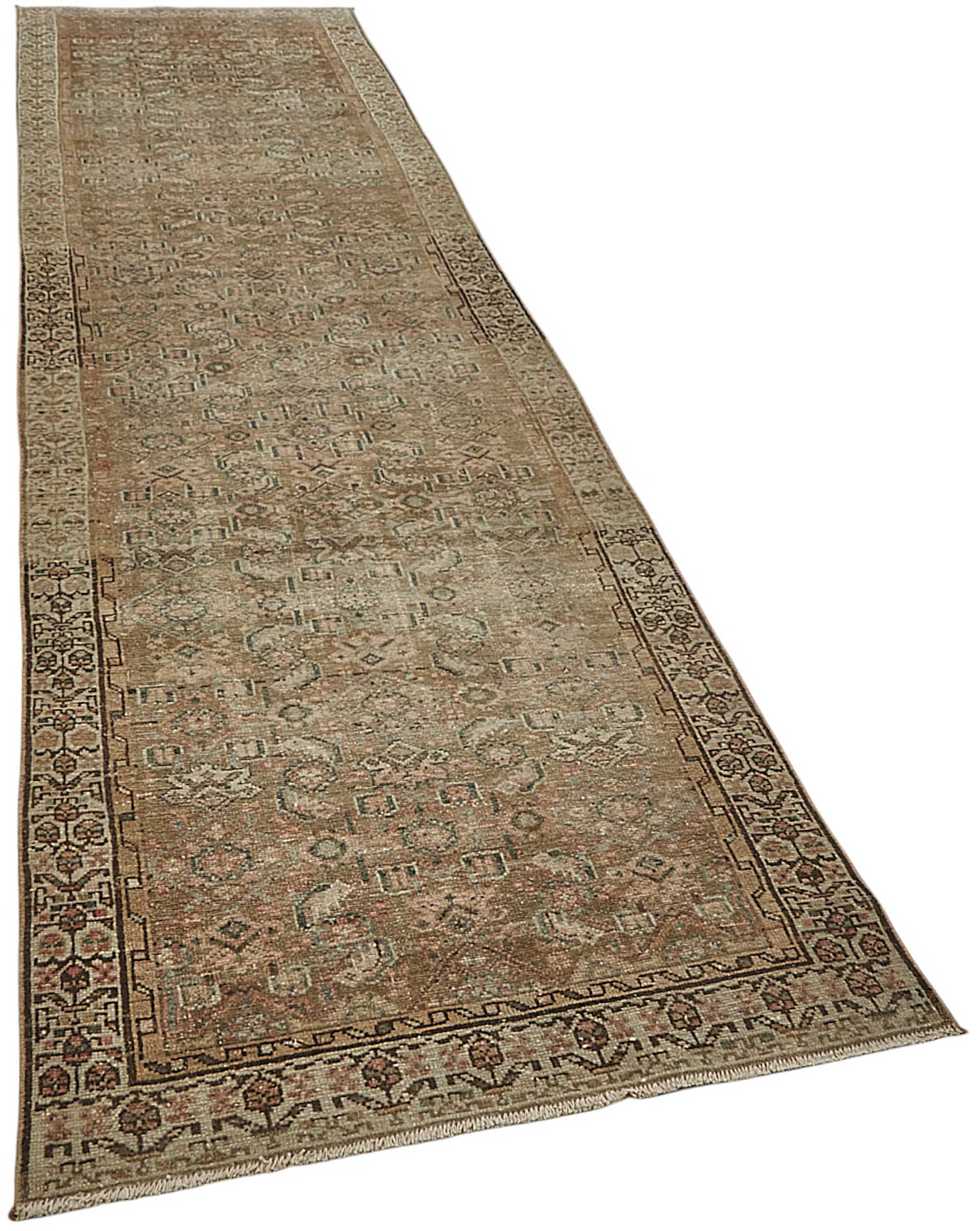 Beige Persian Antique — 0.97 x 4.00
