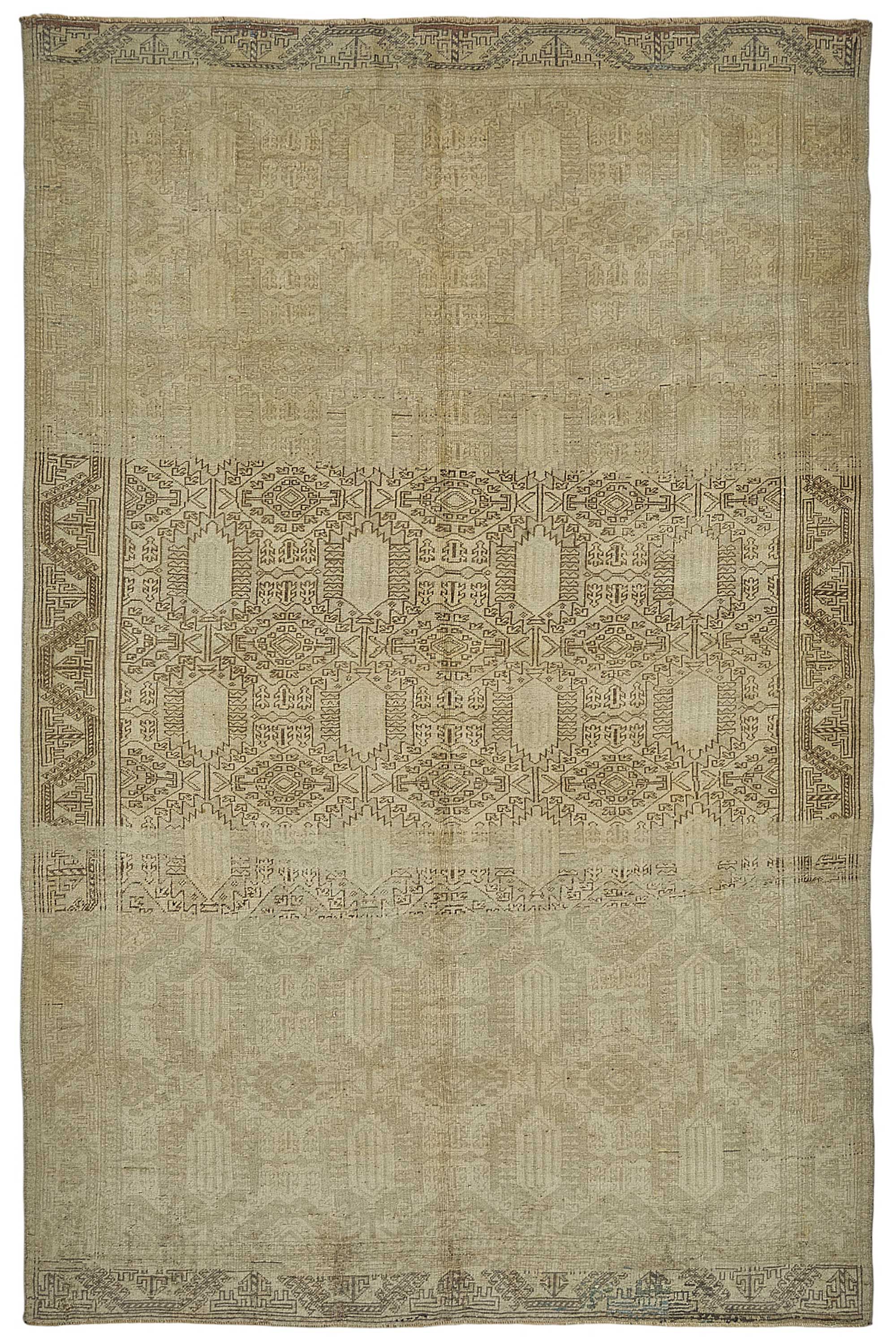 Beige Persian Antique — 2.00 x 3.00