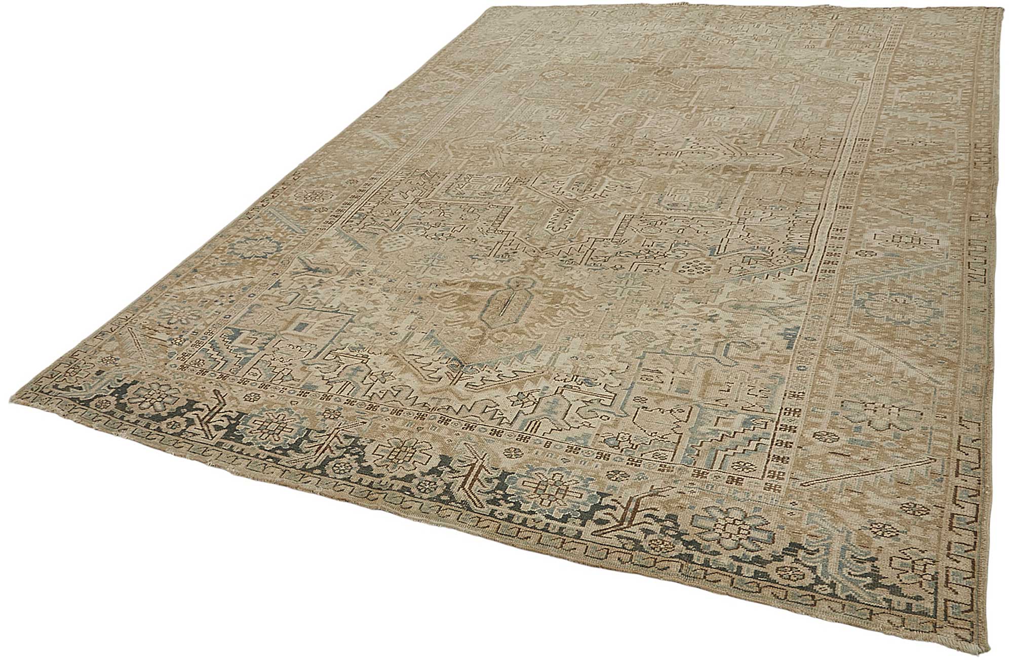 Beige Persian Antique — 2.52 x 3.54