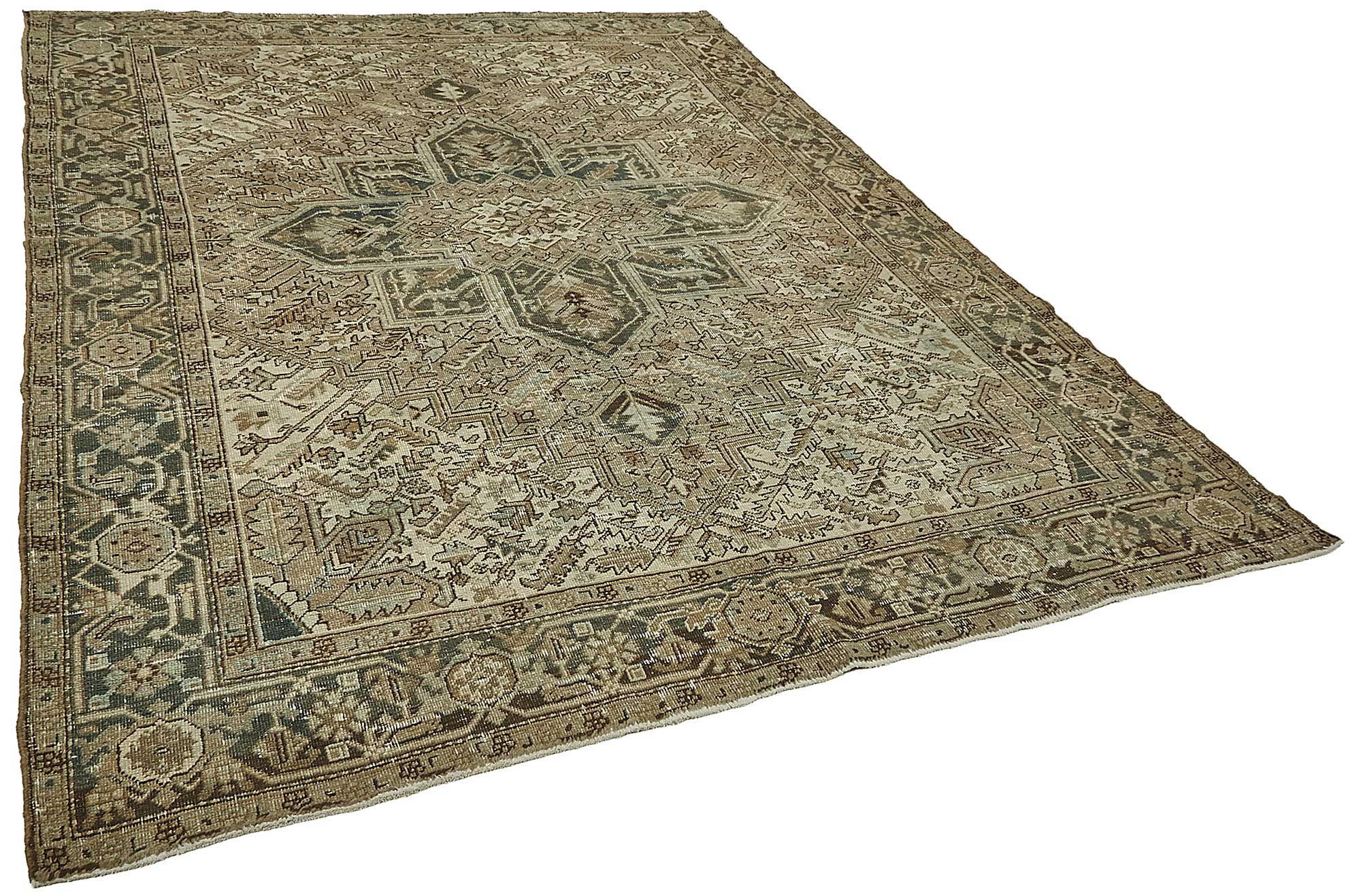 Beige Persian Antique — 2.36 x 3.10