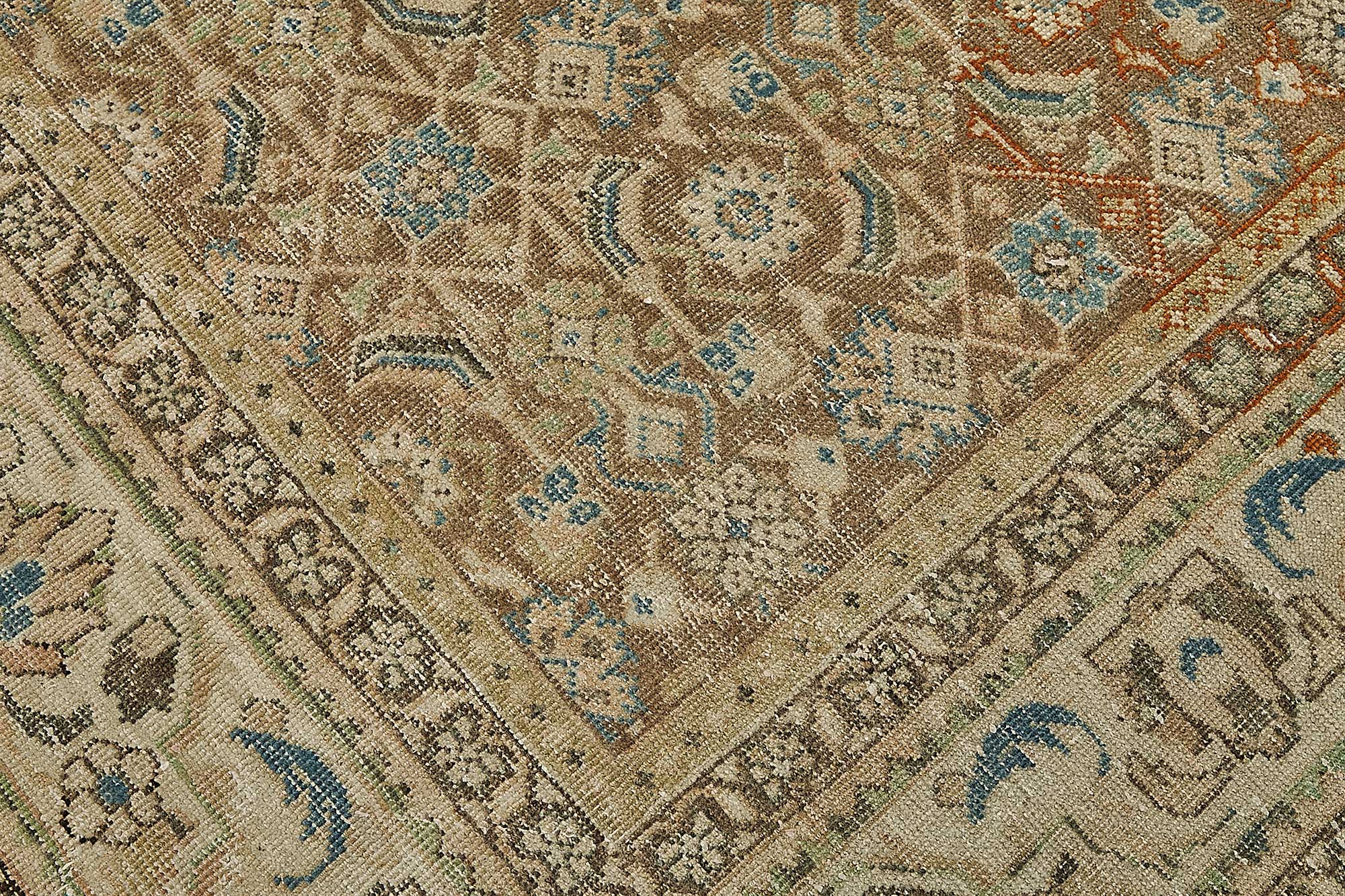 Beige Persian Antique — 2.92 x 3.80