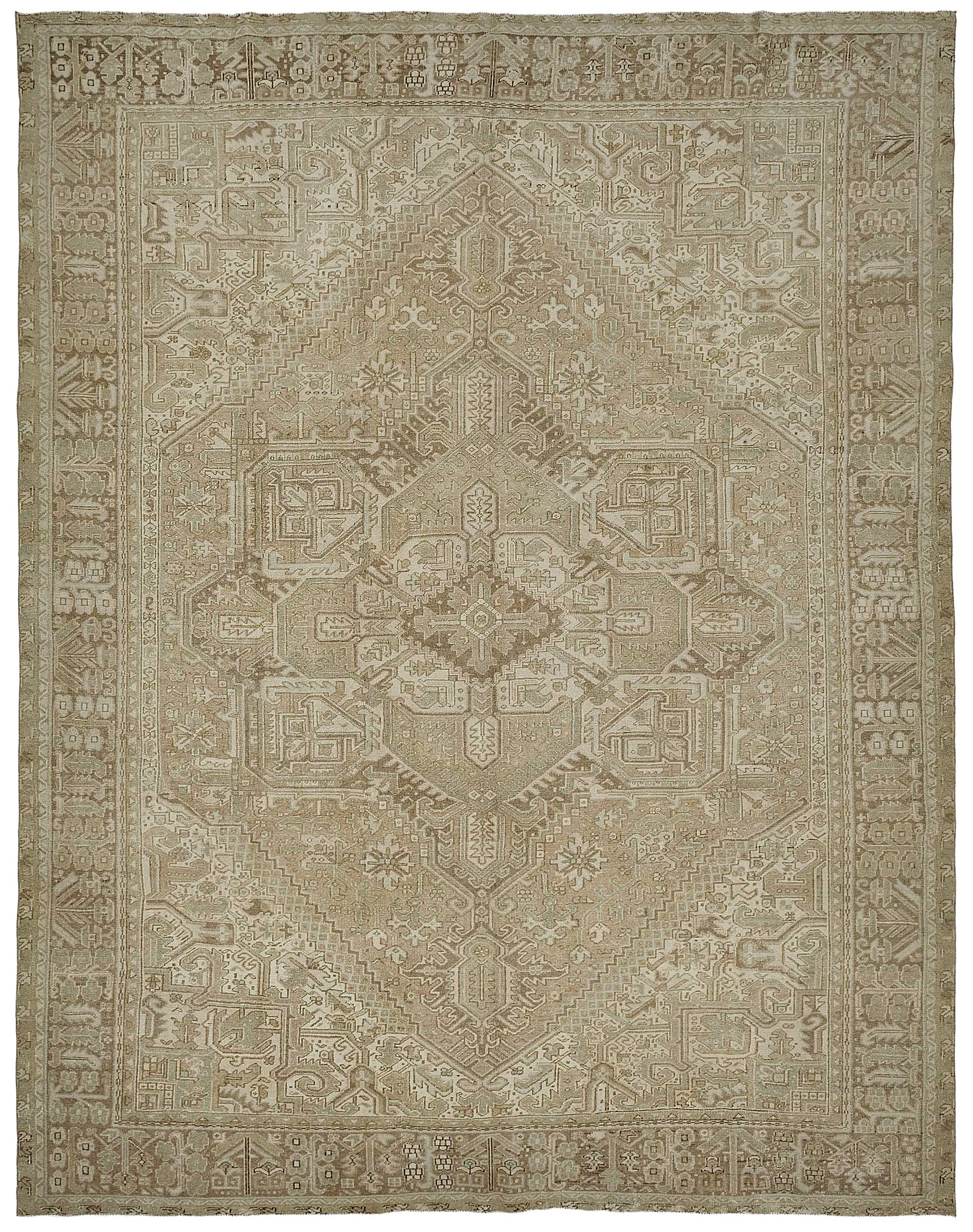 Beige Persian Antique — 3.02 x 3.98
