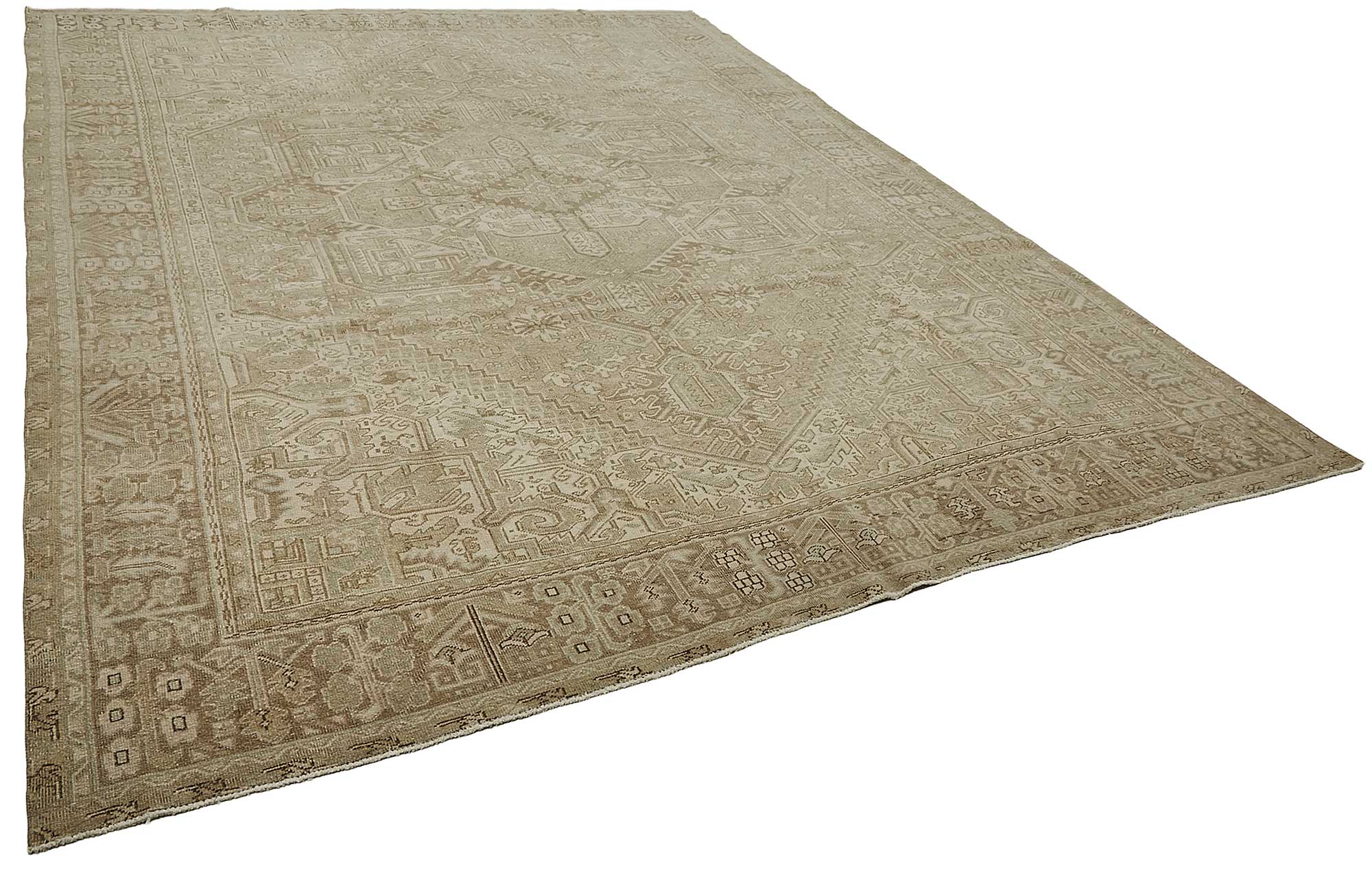 Beige Persian Antique — 3.02 x 3.98