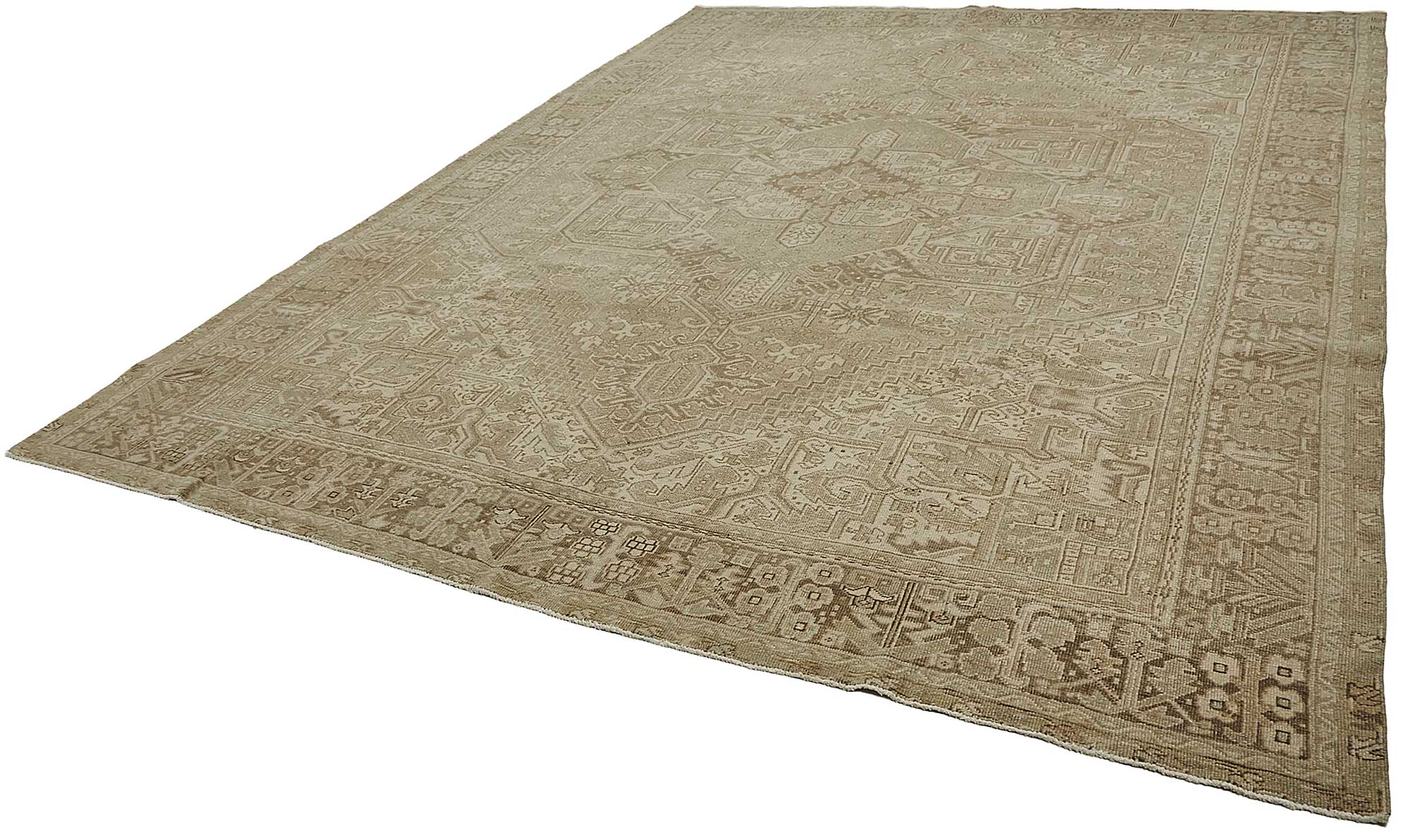 Beige Persian Antique — 3.02 x 3.98