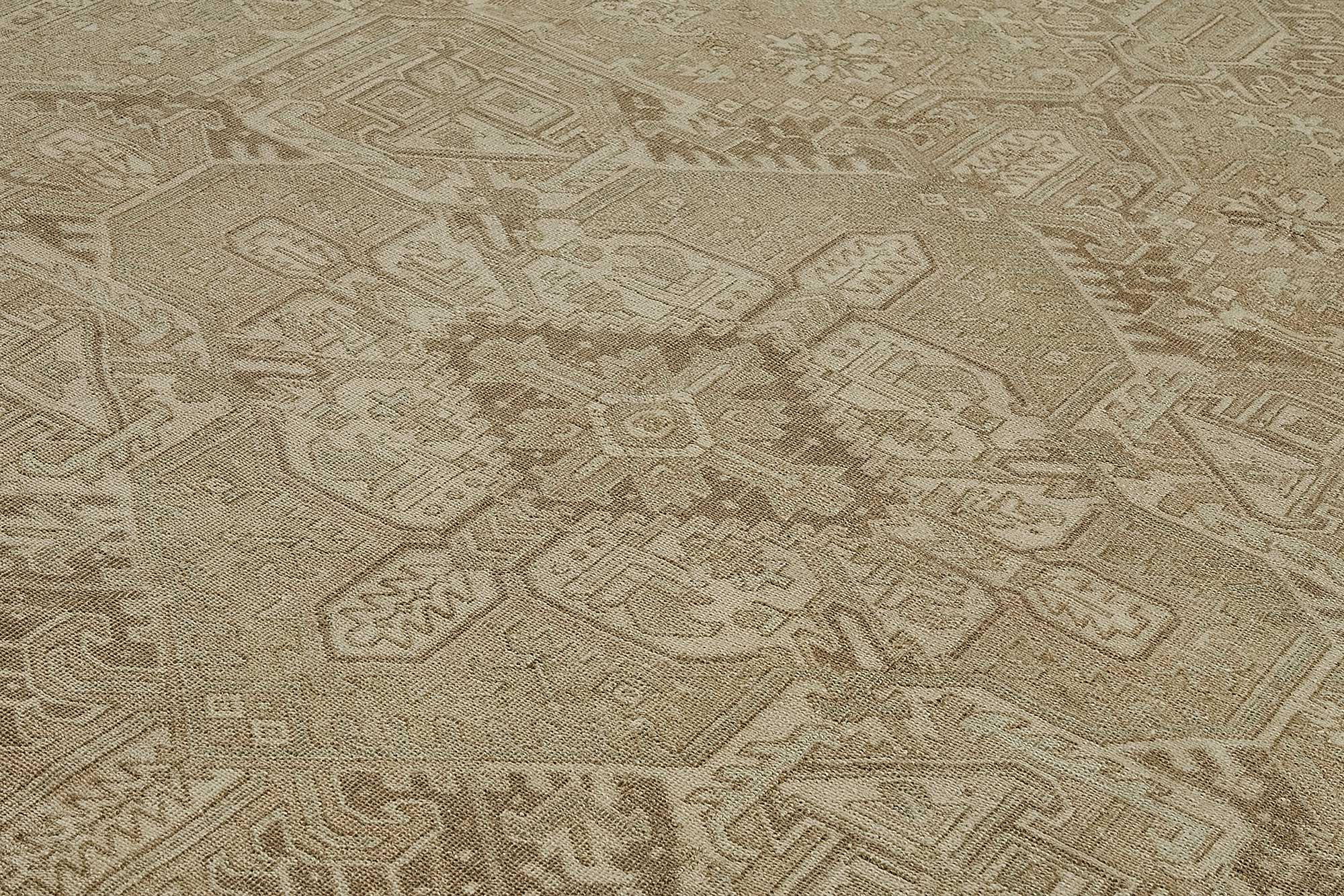 Beige Persian Antique — 3.02 x 3.98