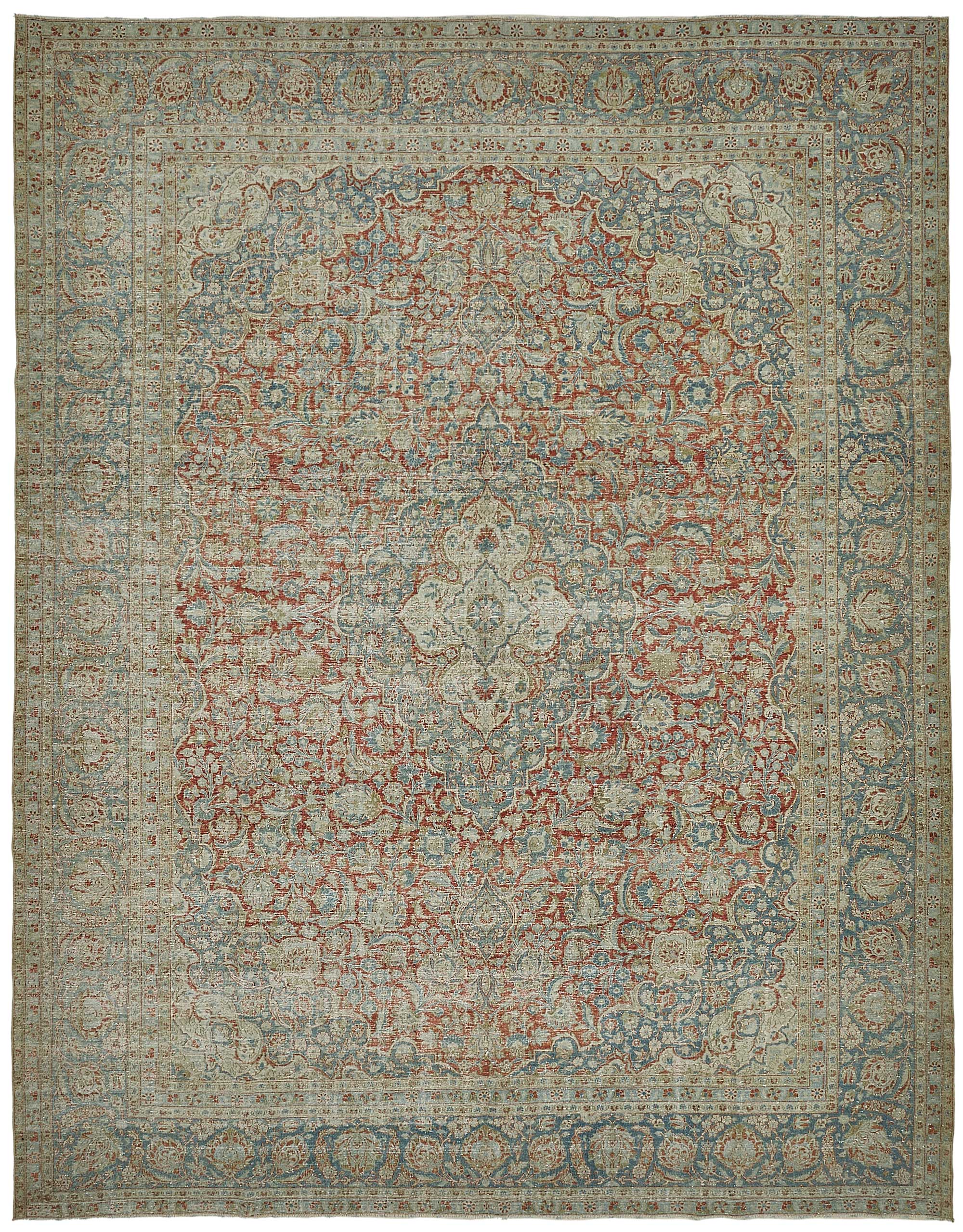Beige Persian Antique — 3.13 x 3.94