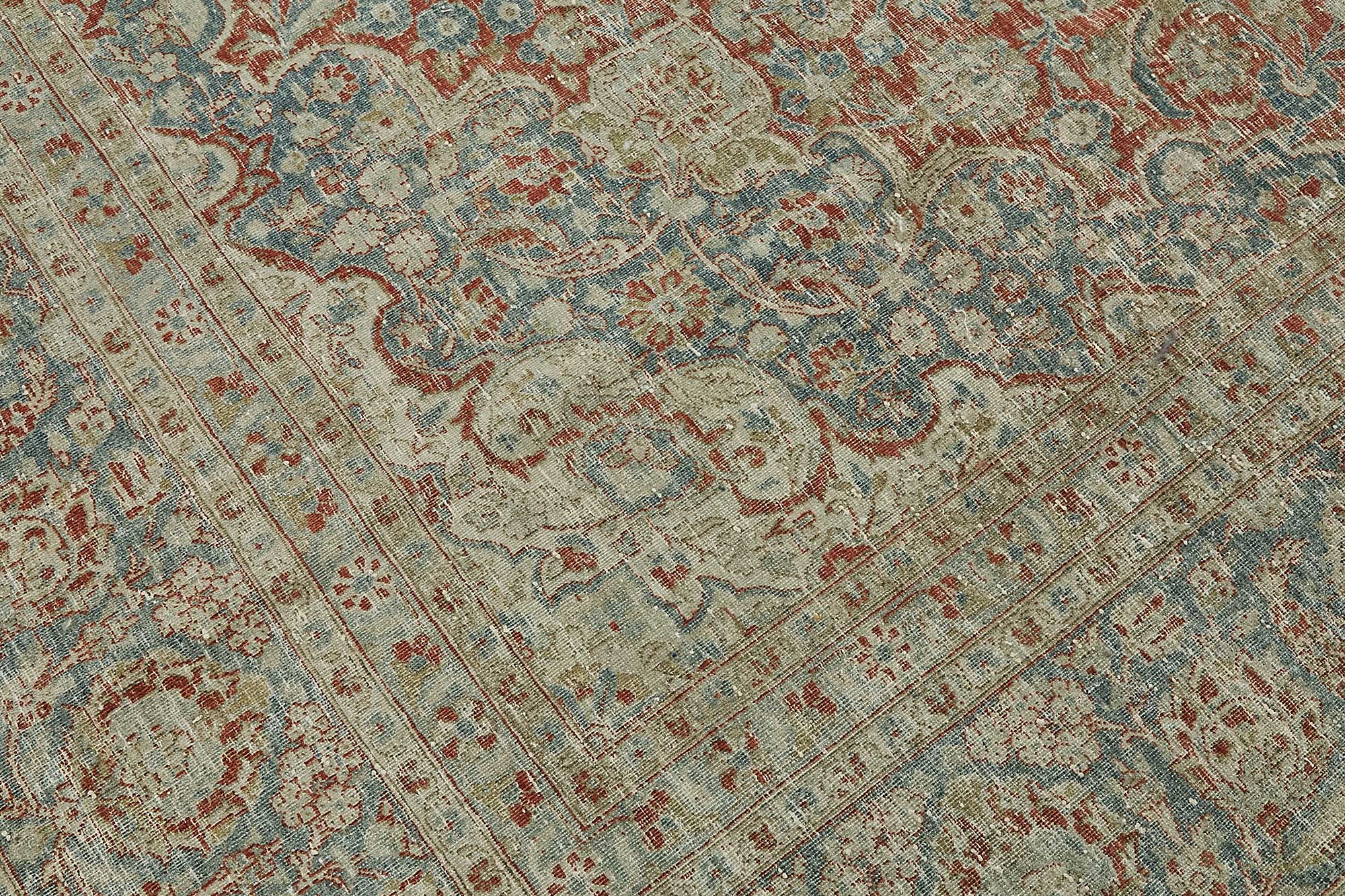 Beige Persian Antique — 3.13 x 3.94