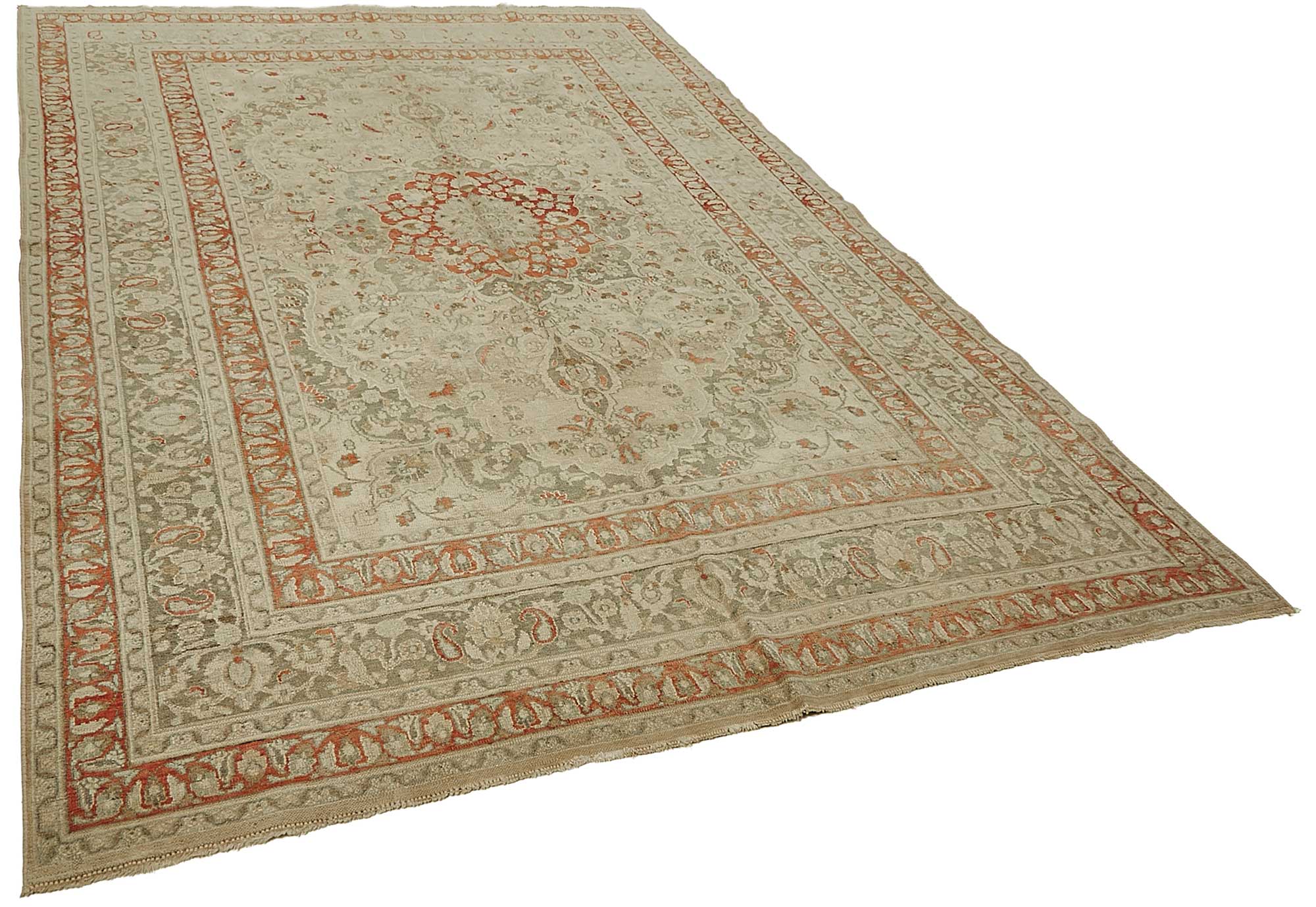 Beige Persian Antique — 2.16 x 3.22