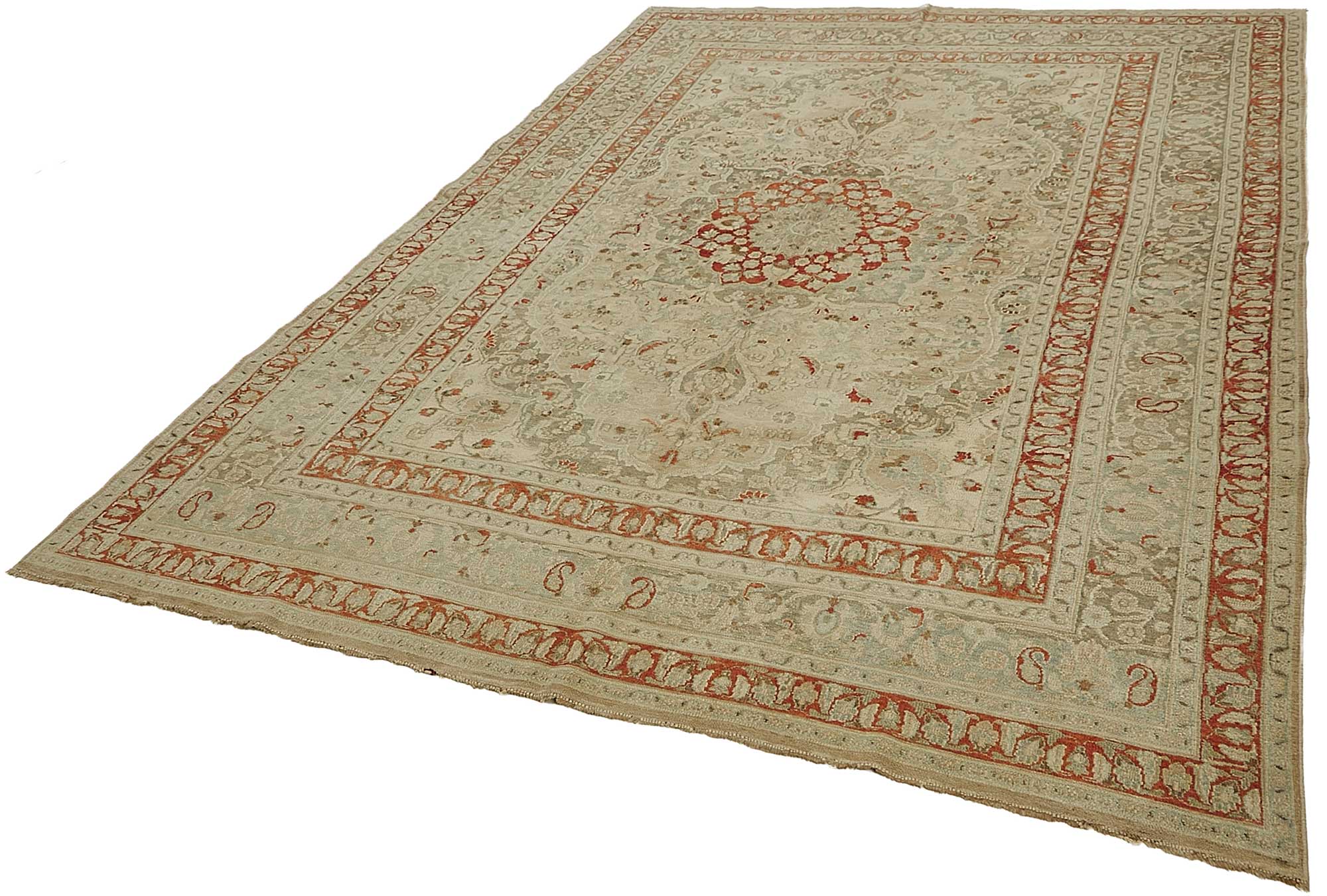 Beige Persian Antique — 2.16 x 3.22