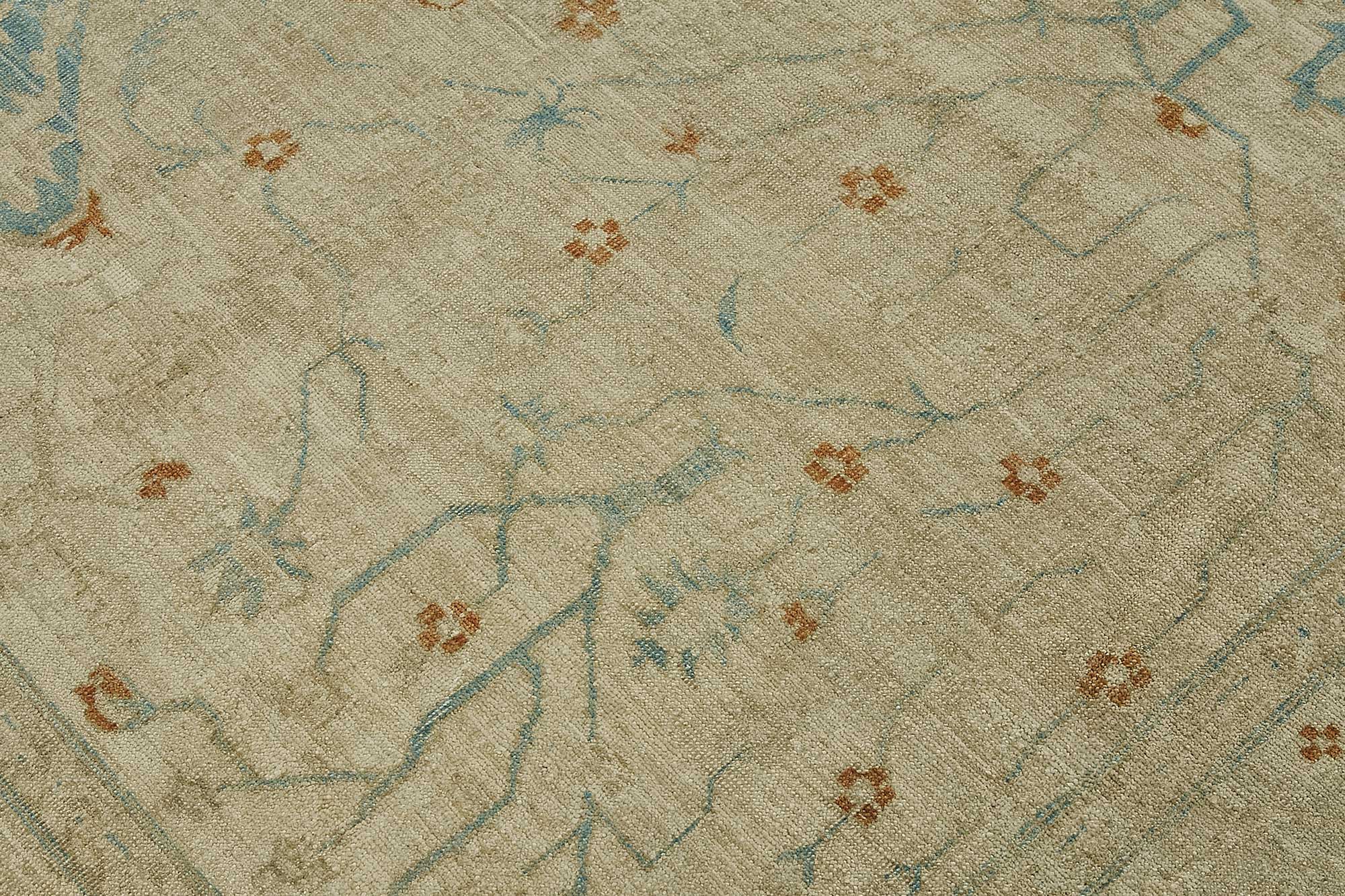 Beige Persian Antique — 2.68 x 3.66