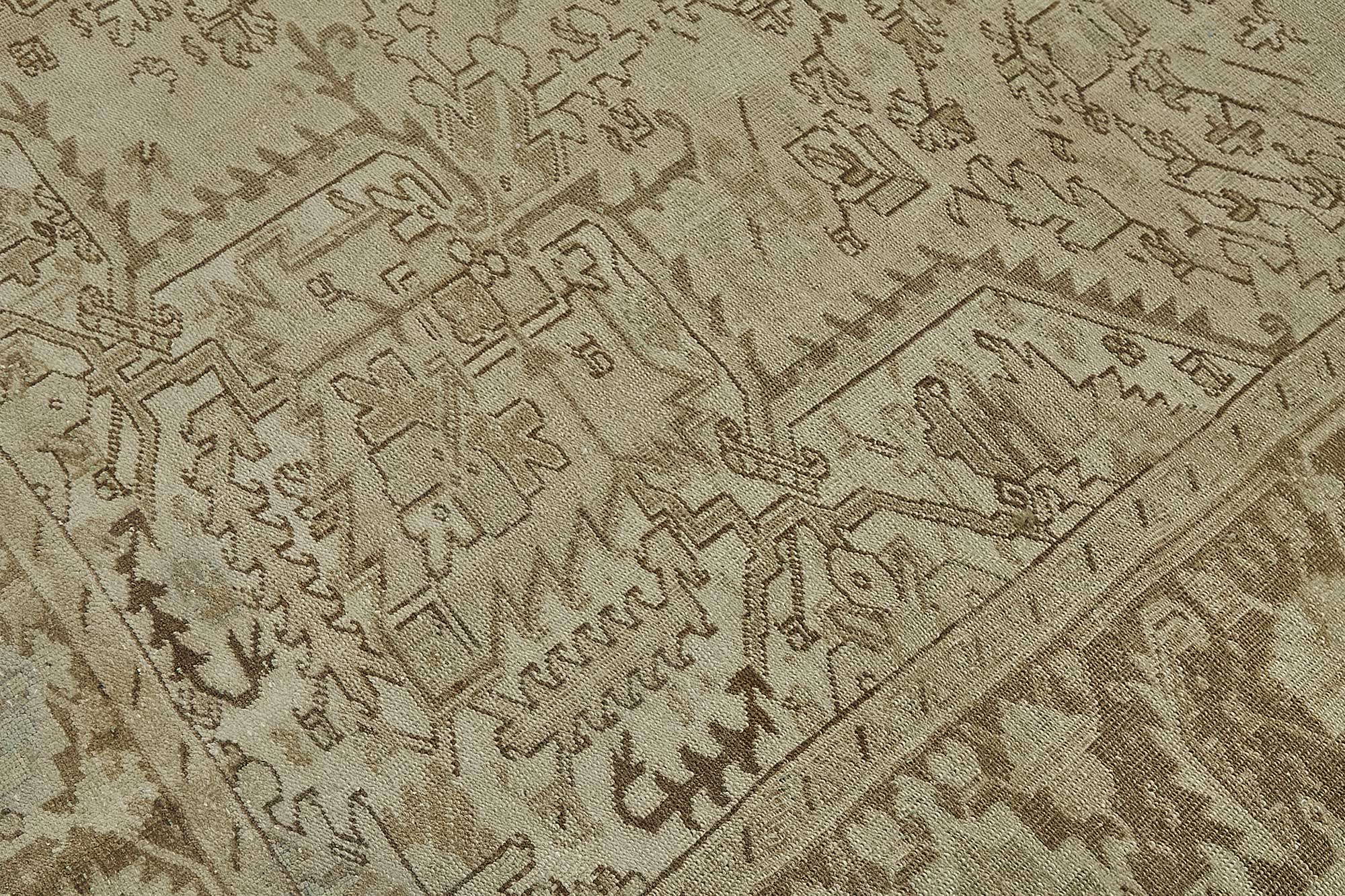 Beige Persian Antique — 2.90 x 3.96