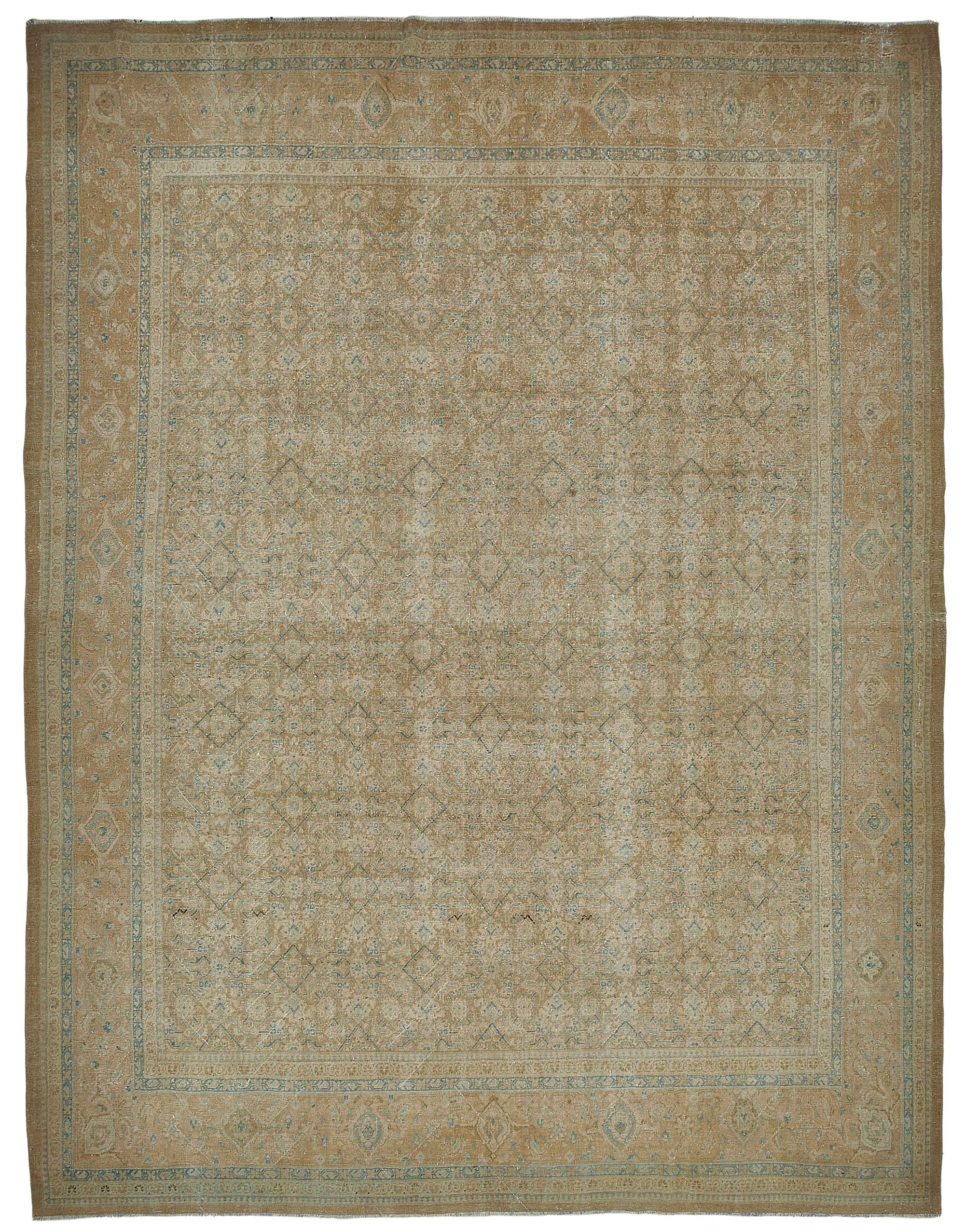 Beige Persian Antique — 3.43 x 4.41