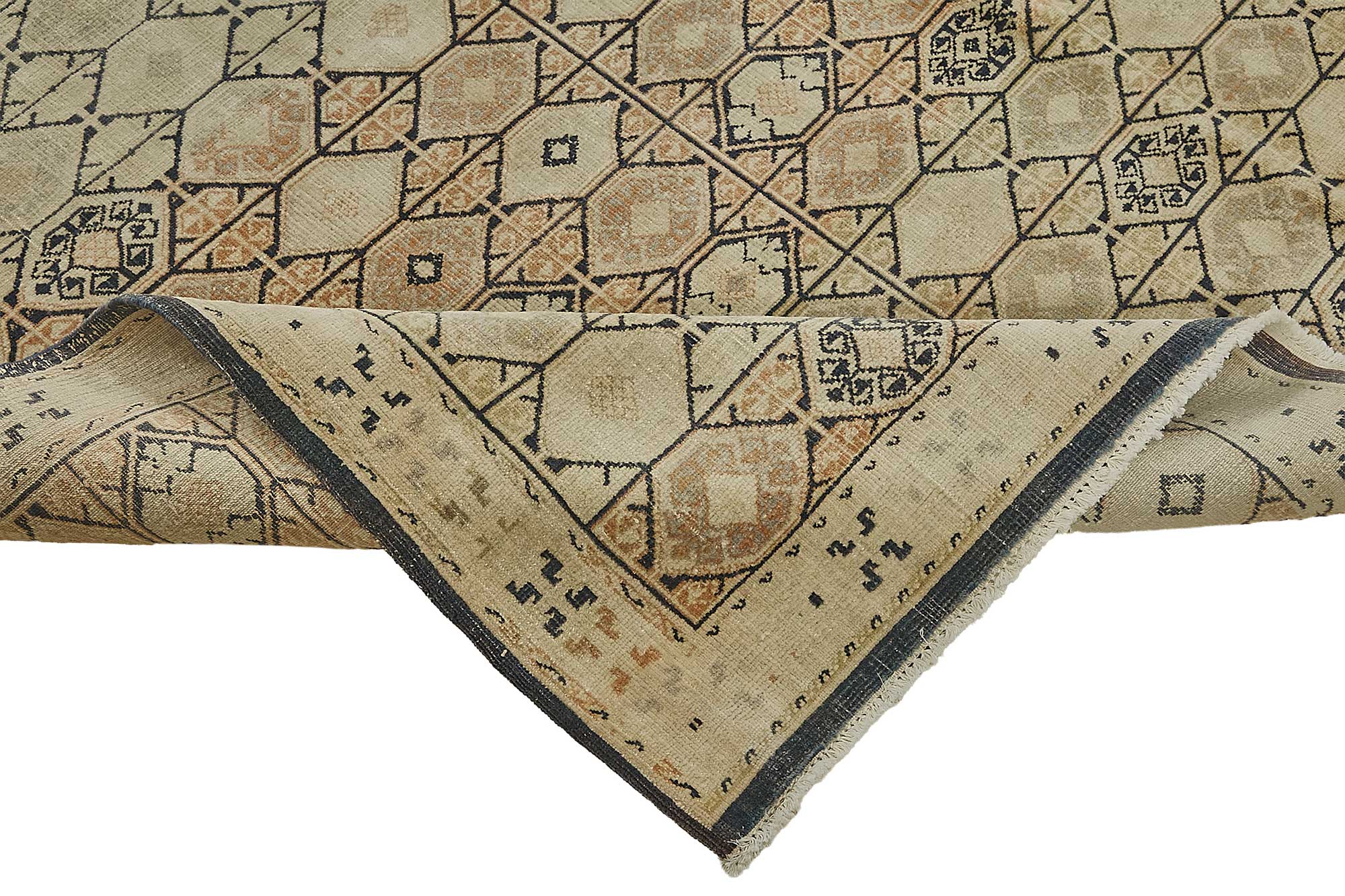 Beige Persian Antique — 2.05 x 3.11