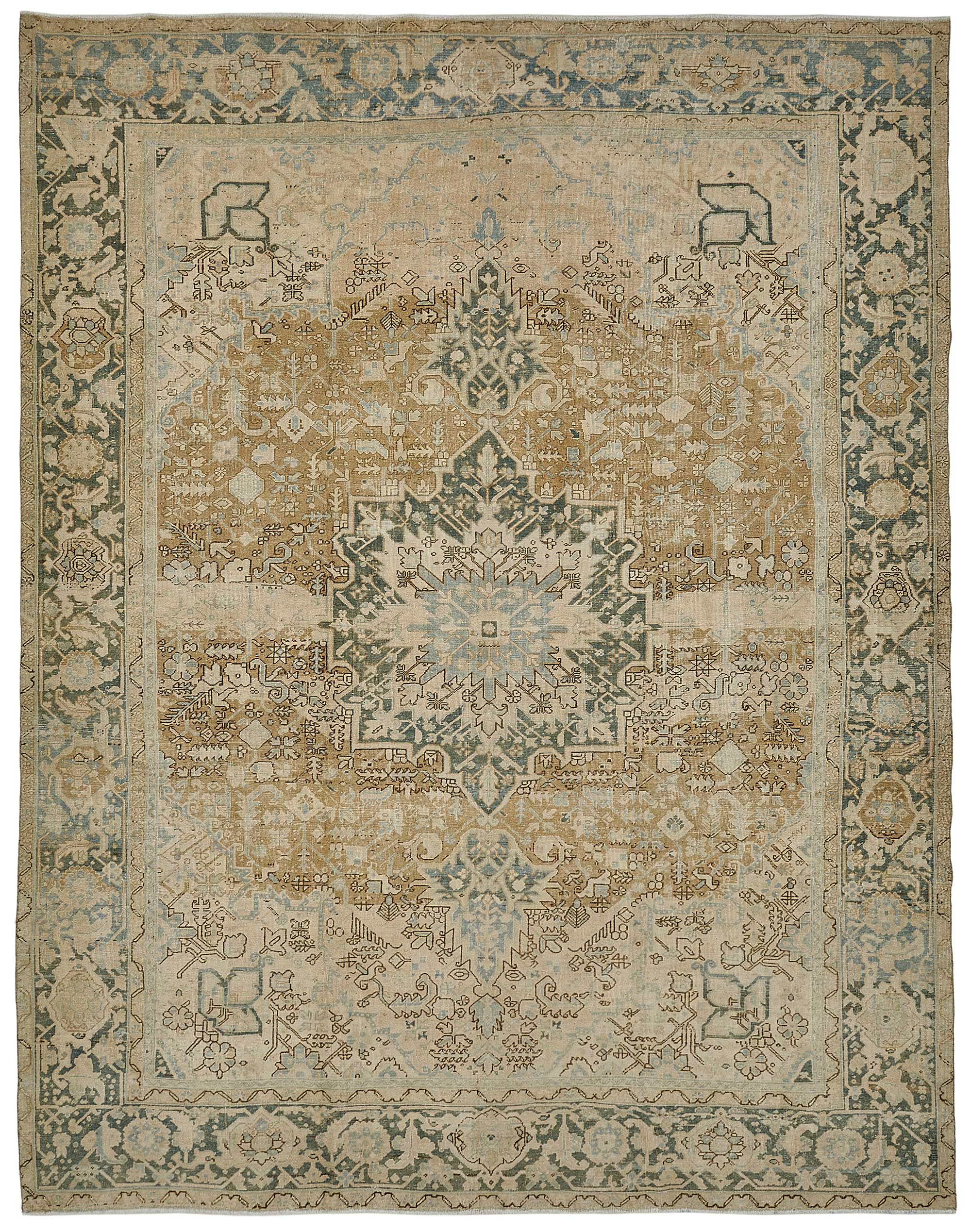 Beige Persian Antique — 2.86 x 3.65