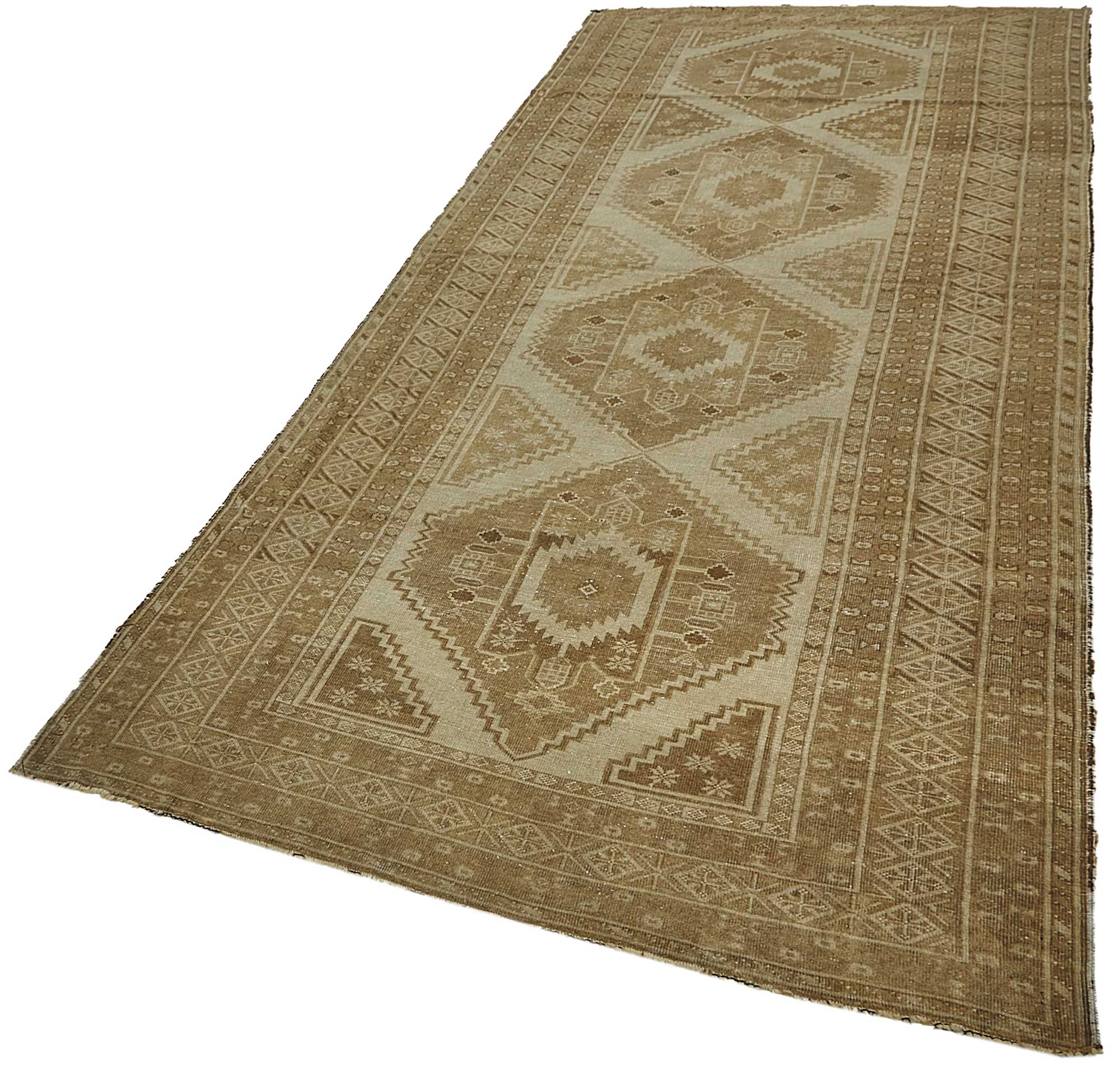 Beige Persian Antique — 1.32 x 3.20