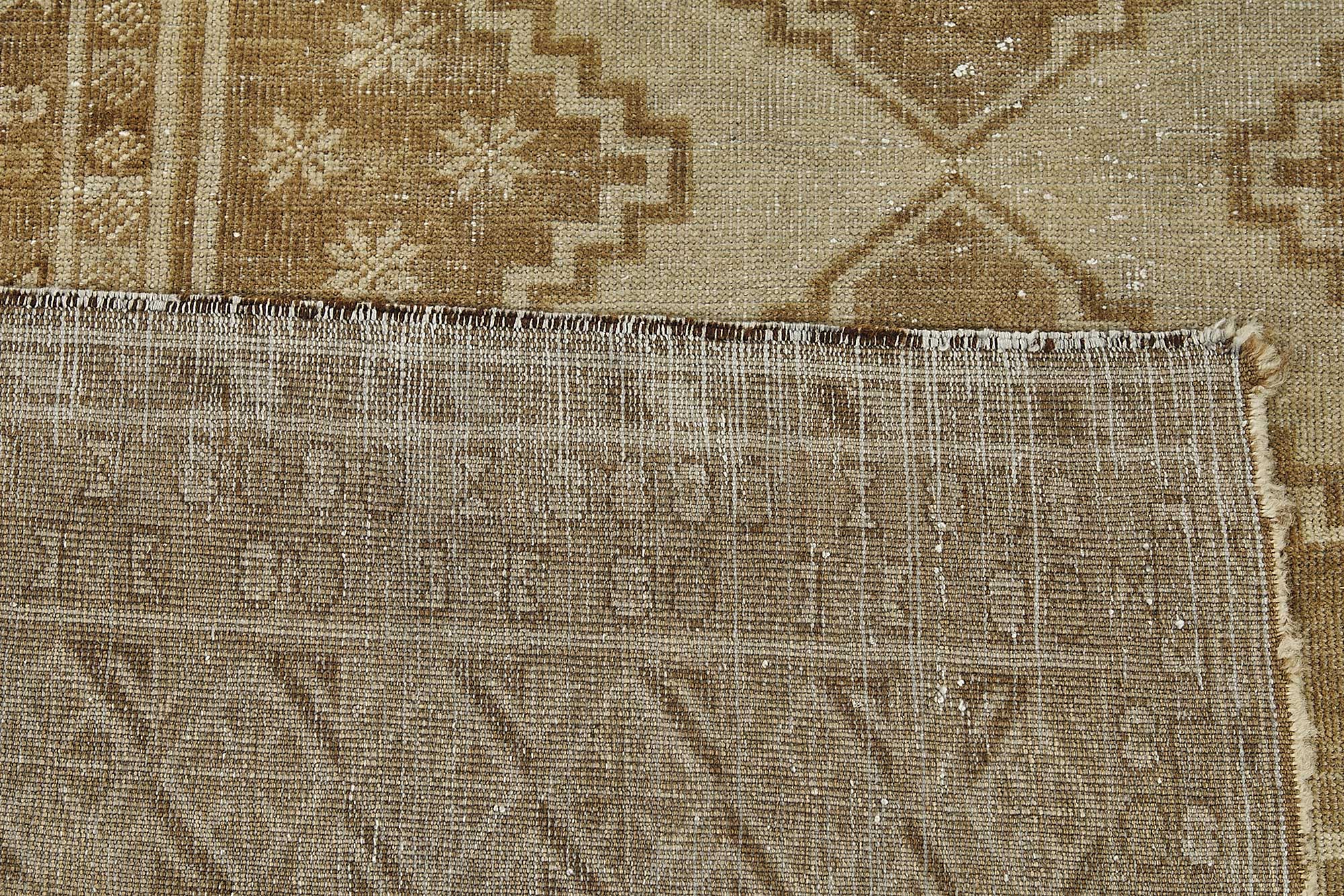 Beige Persian Antique — 1.32 x 3.20