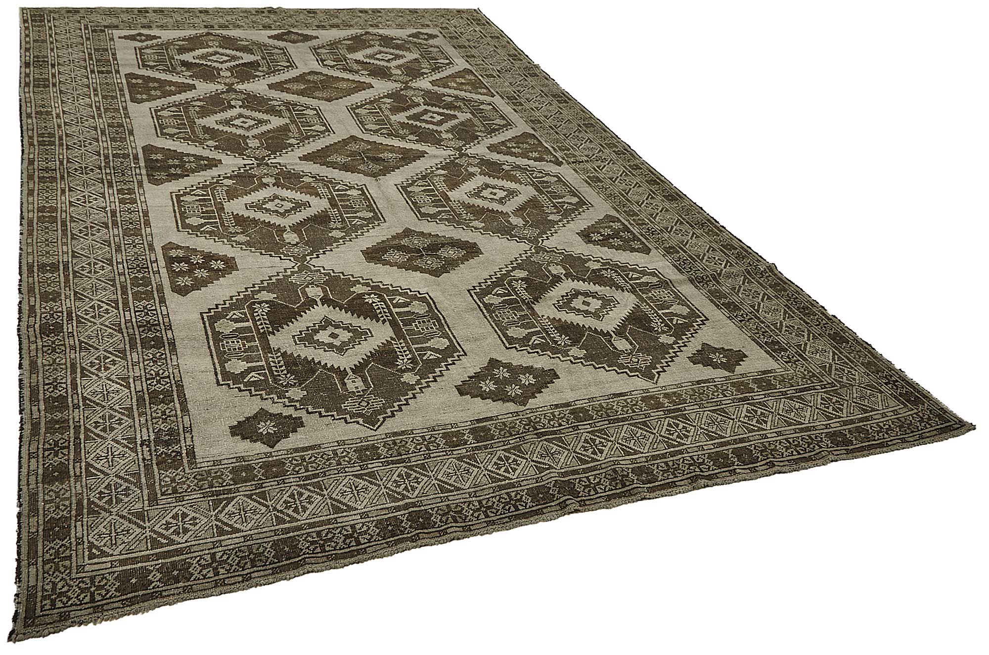 Beige Persian Antique — 2.20 x 3.41