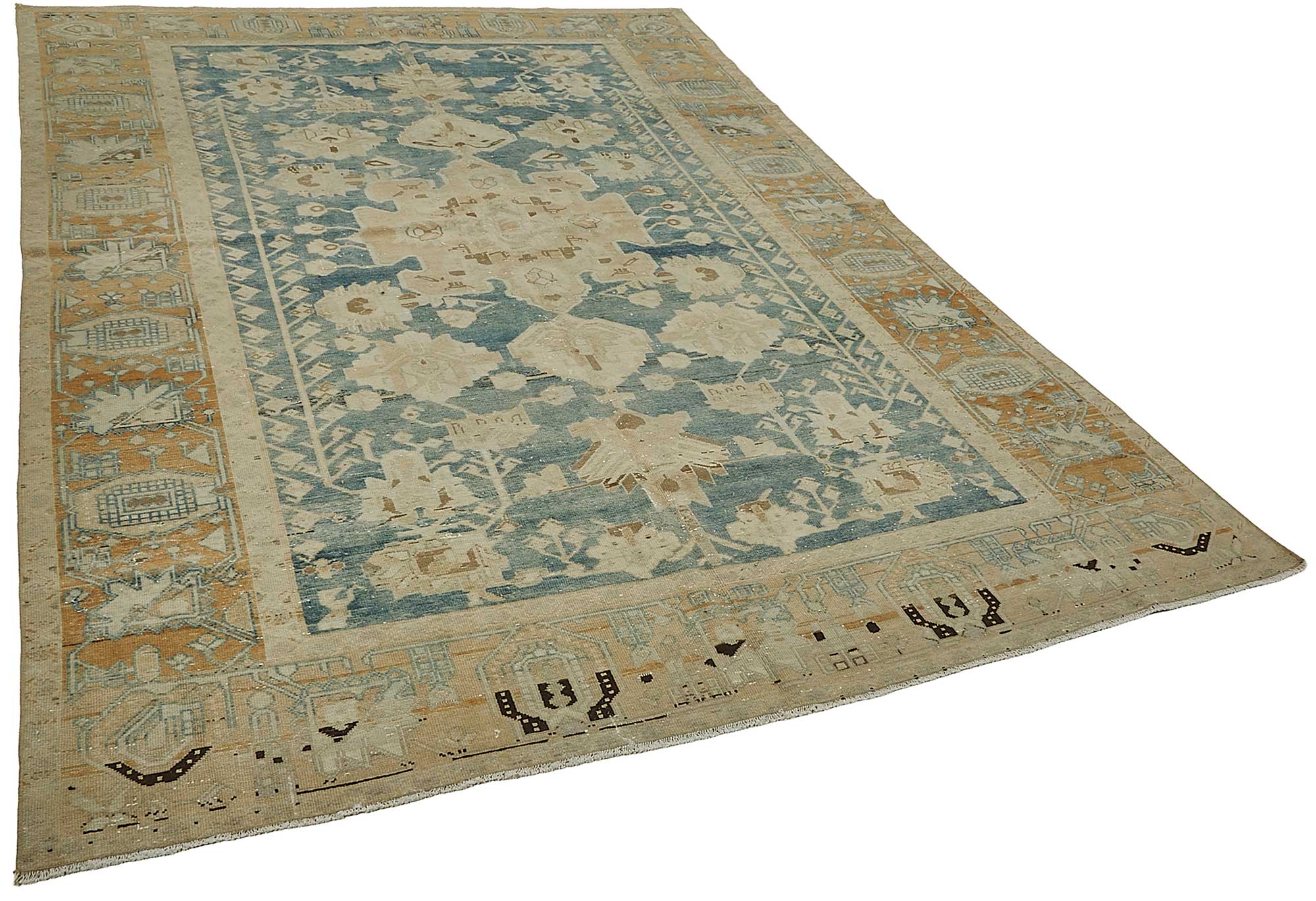 Beige Persian Antique — 2.11 x 3.05