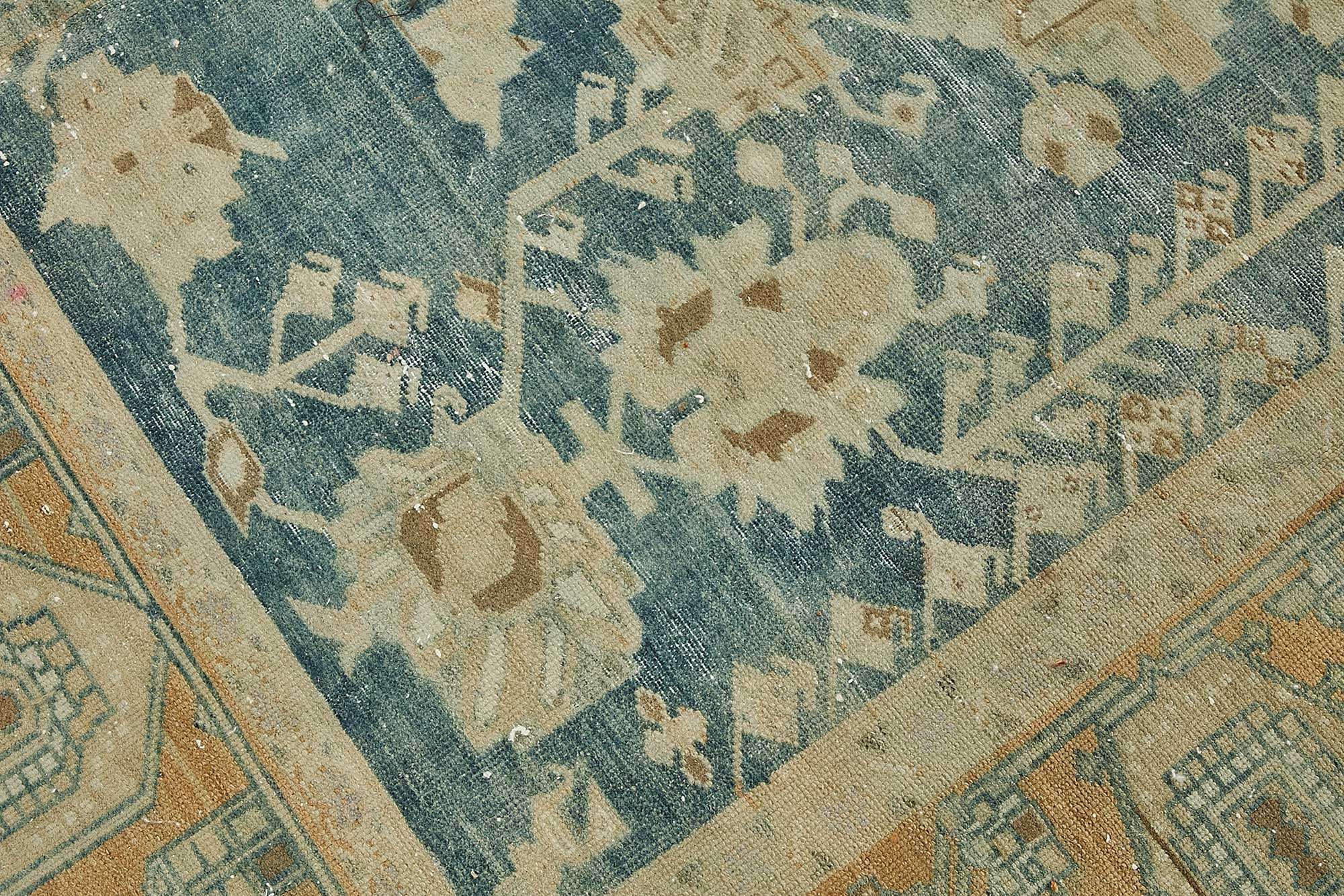 Beige Persian Antique — 2.11 x 3.05