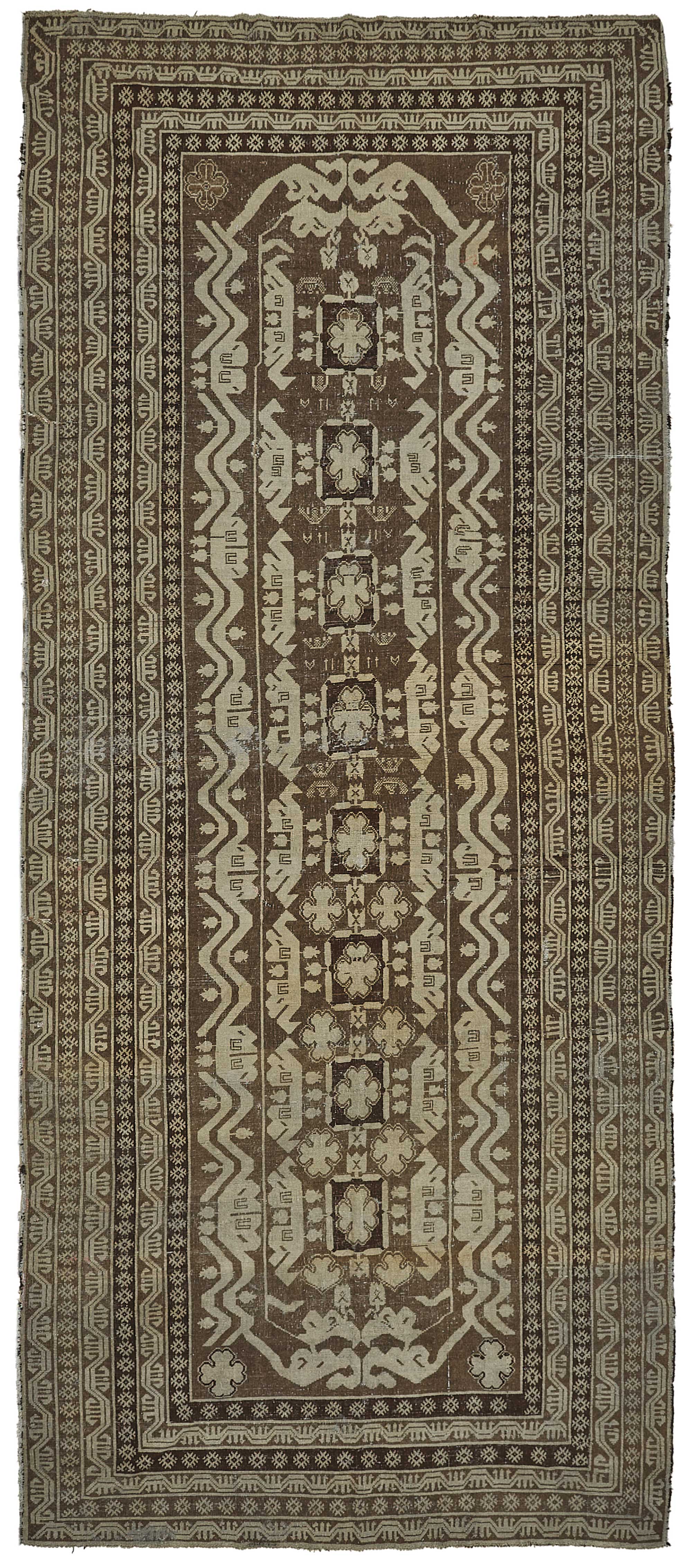 Beige Persian Antique — 1.65 x 4.13