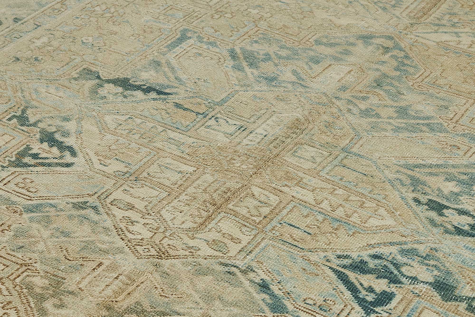 Beige Persian Antique — 2.44 x 3.14