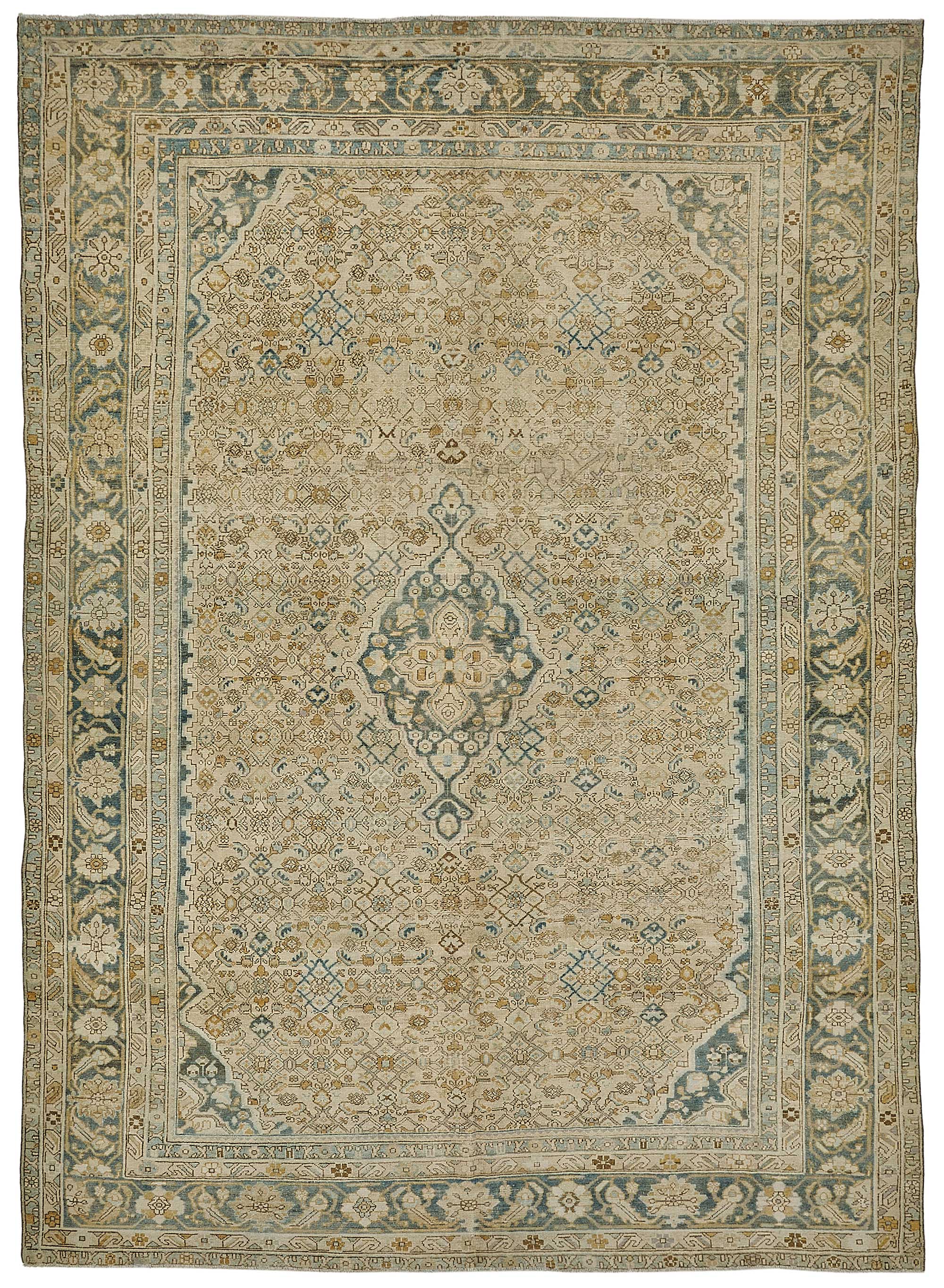 Beige Persian Antique — 2.44 x 3.43