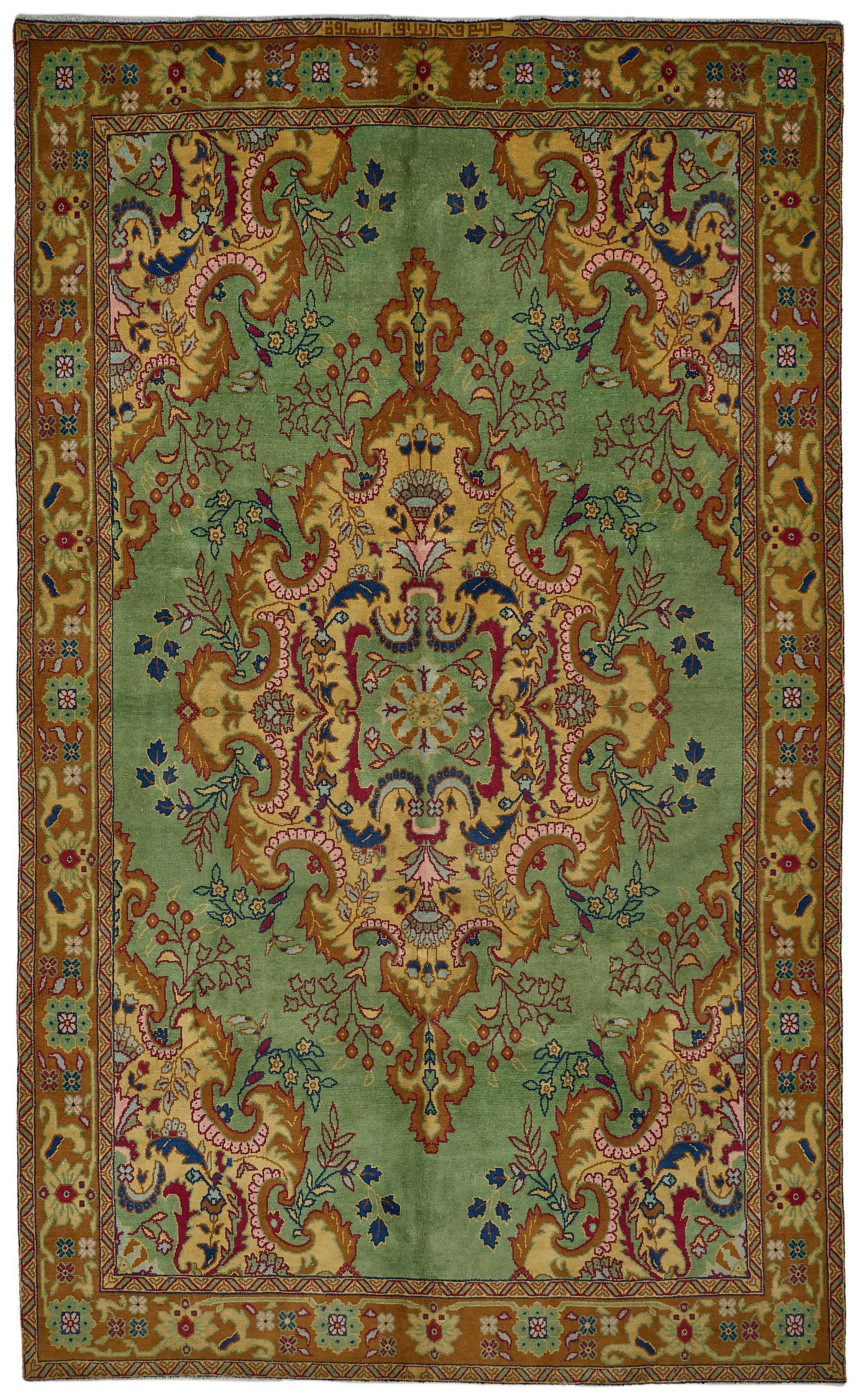 Verdigris Persian — 2.42 x 4.02