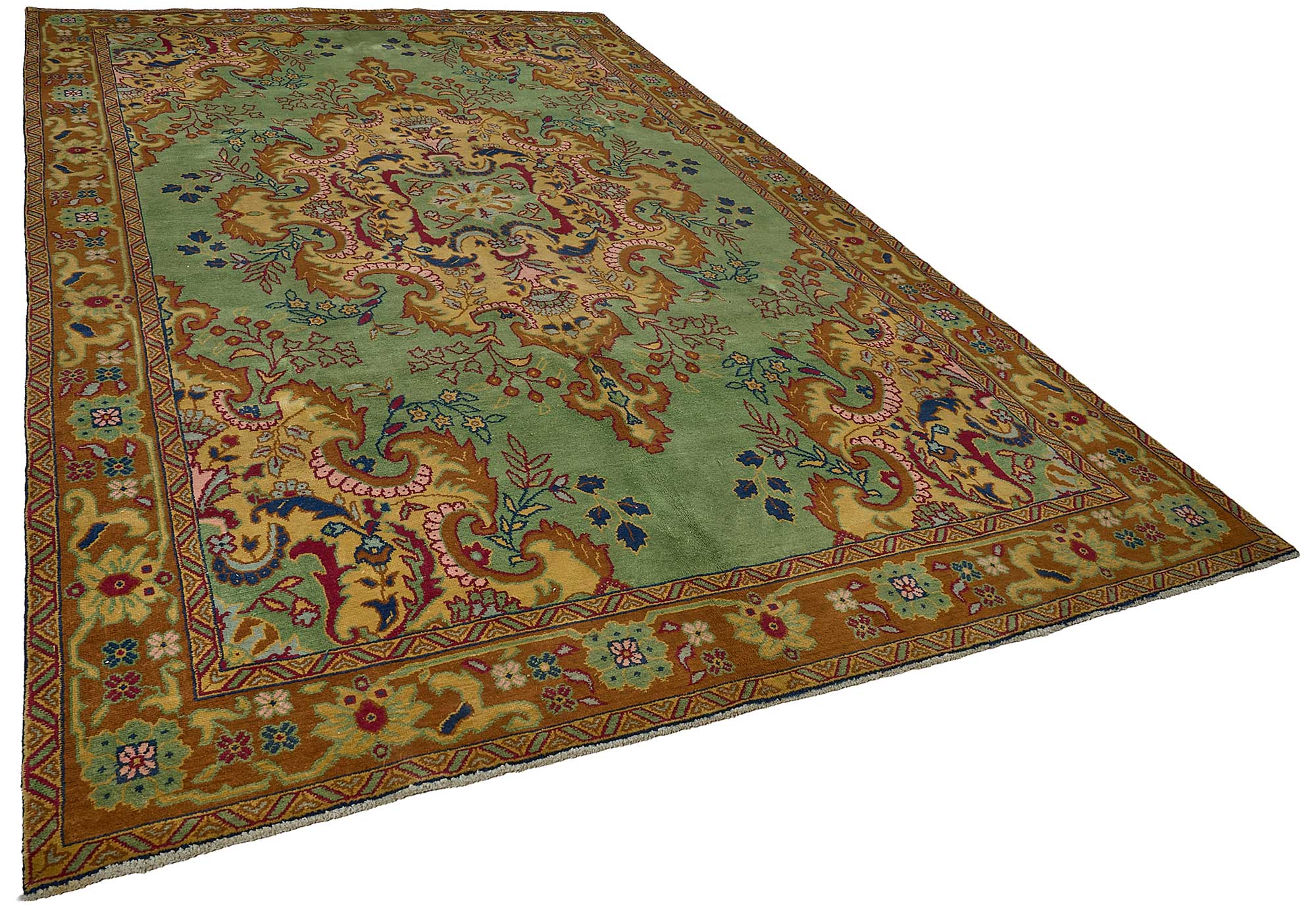 Verdigris Persian — 2.42 x 4.02