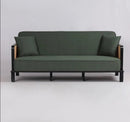 Ash Wood Green Couch - Jerm Rugs - Jerm | جِرْم
