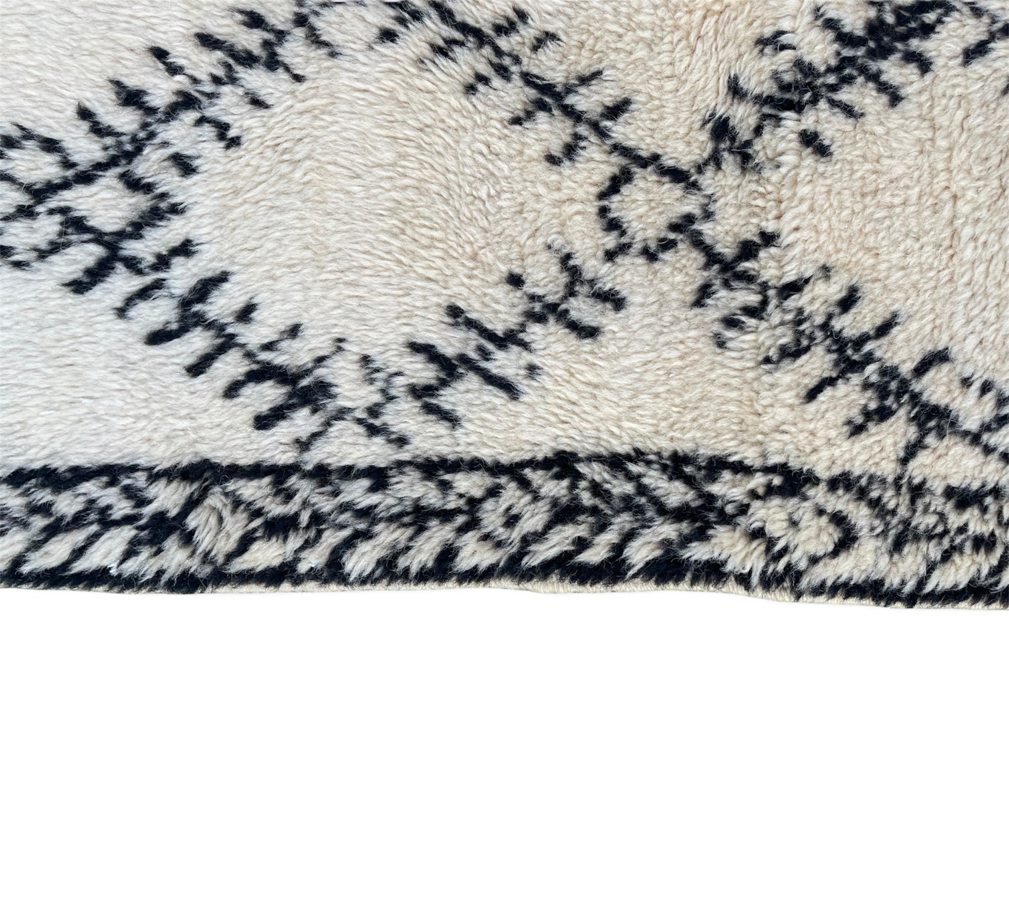 Beni Ourain 104 - 126x64 cm “Morrocan Berber Rug”