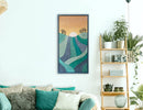 Colourful wood wall art, Wooden wall decor, wood wall mosaic - Jerm Rugs - Jerm | جِرْم