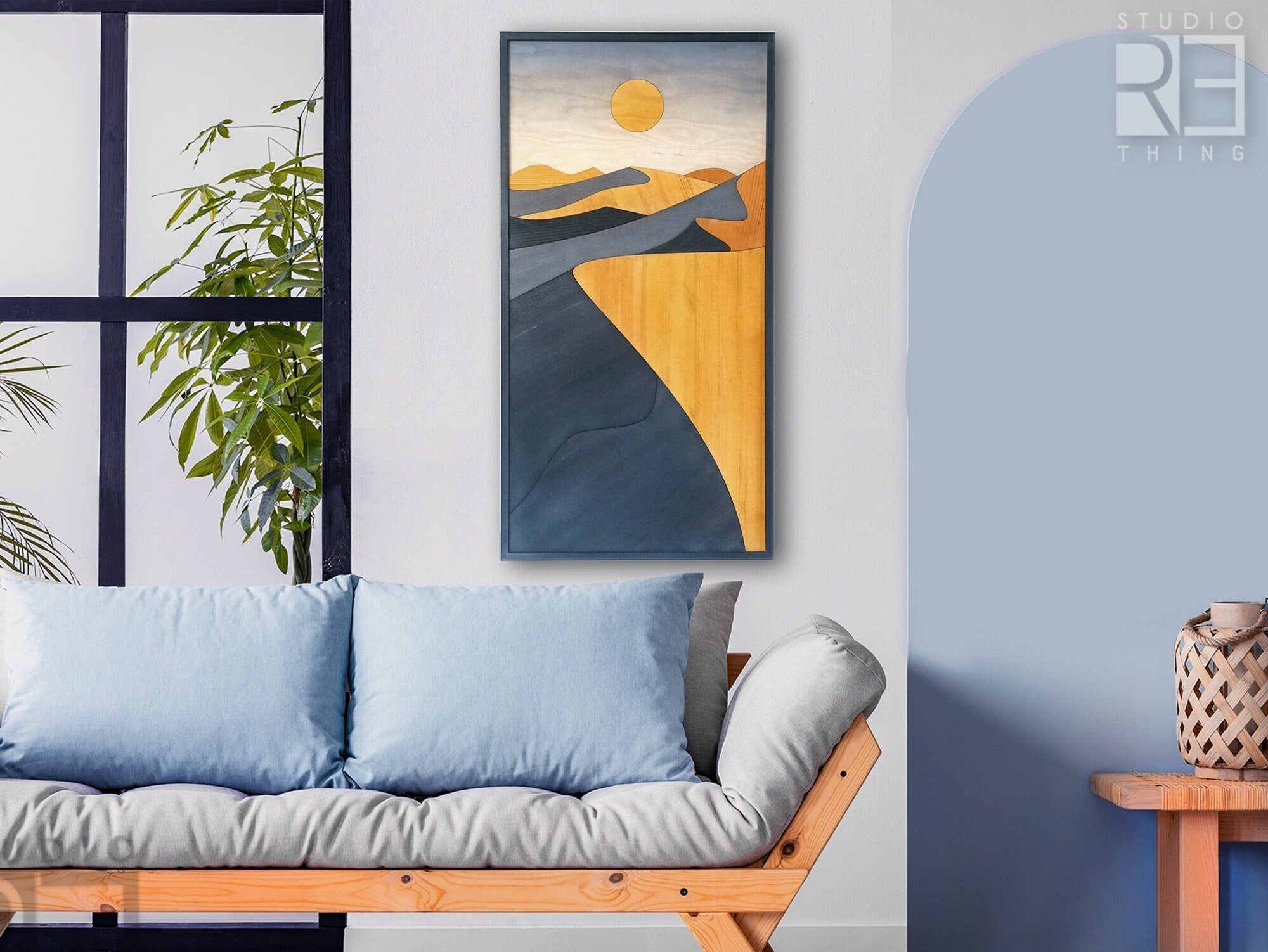 Desert Wooden Wall Art