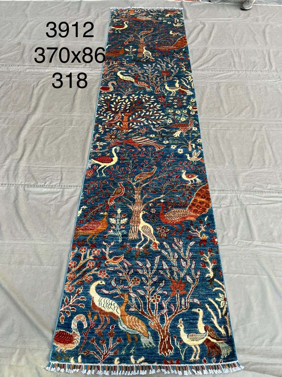 Afghan Rug 059 - 86x370 cm