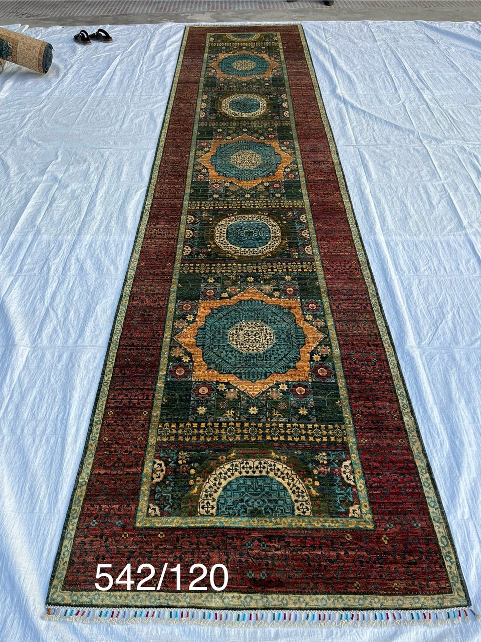 Afghan Rug 043 - 120x542 cm